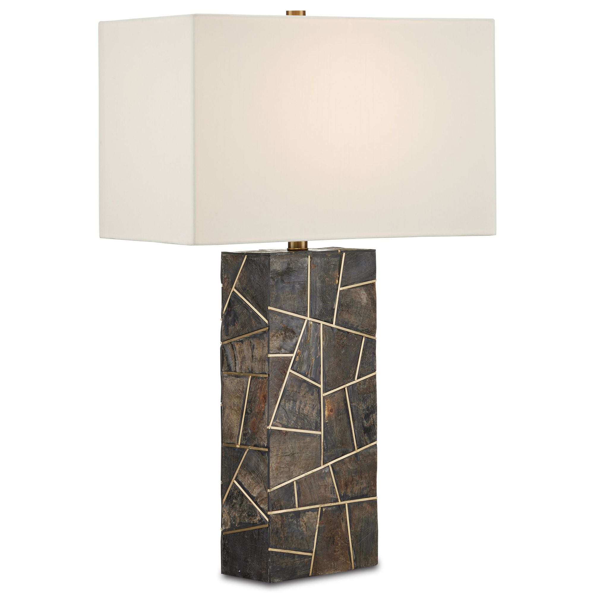 Carina Table Lamp - Natural/Brass