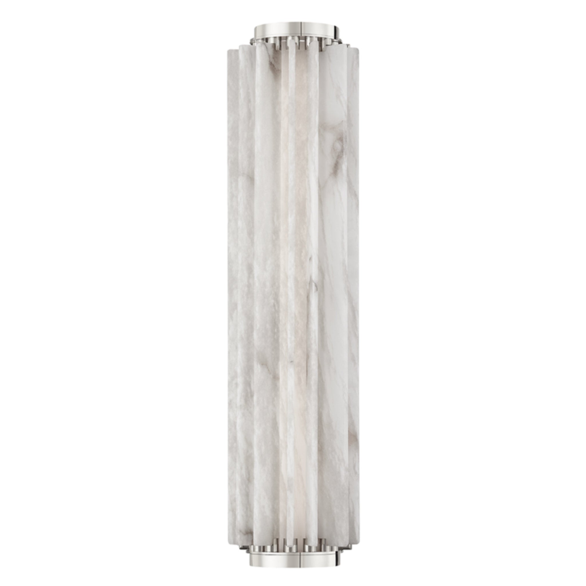 Hillside 1-Light Wall Sconce in Polished Nickel 6L x 6W x 24.5H