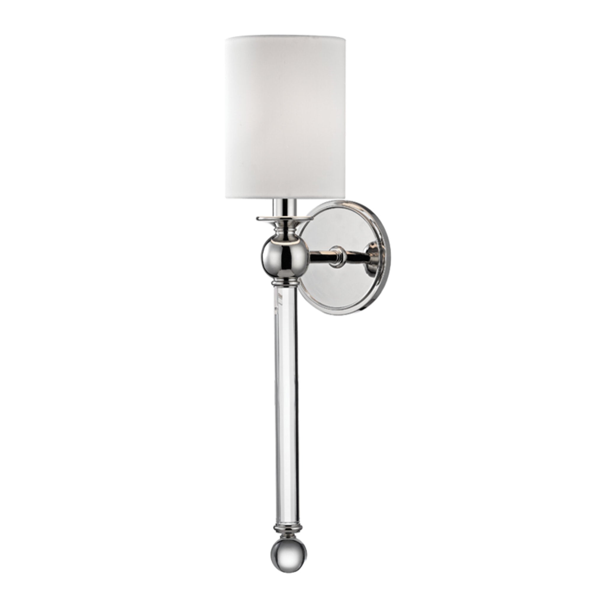 Gordon 1-Light Wall Sconce in Polished Nickel 5L x 5W x 22.25H