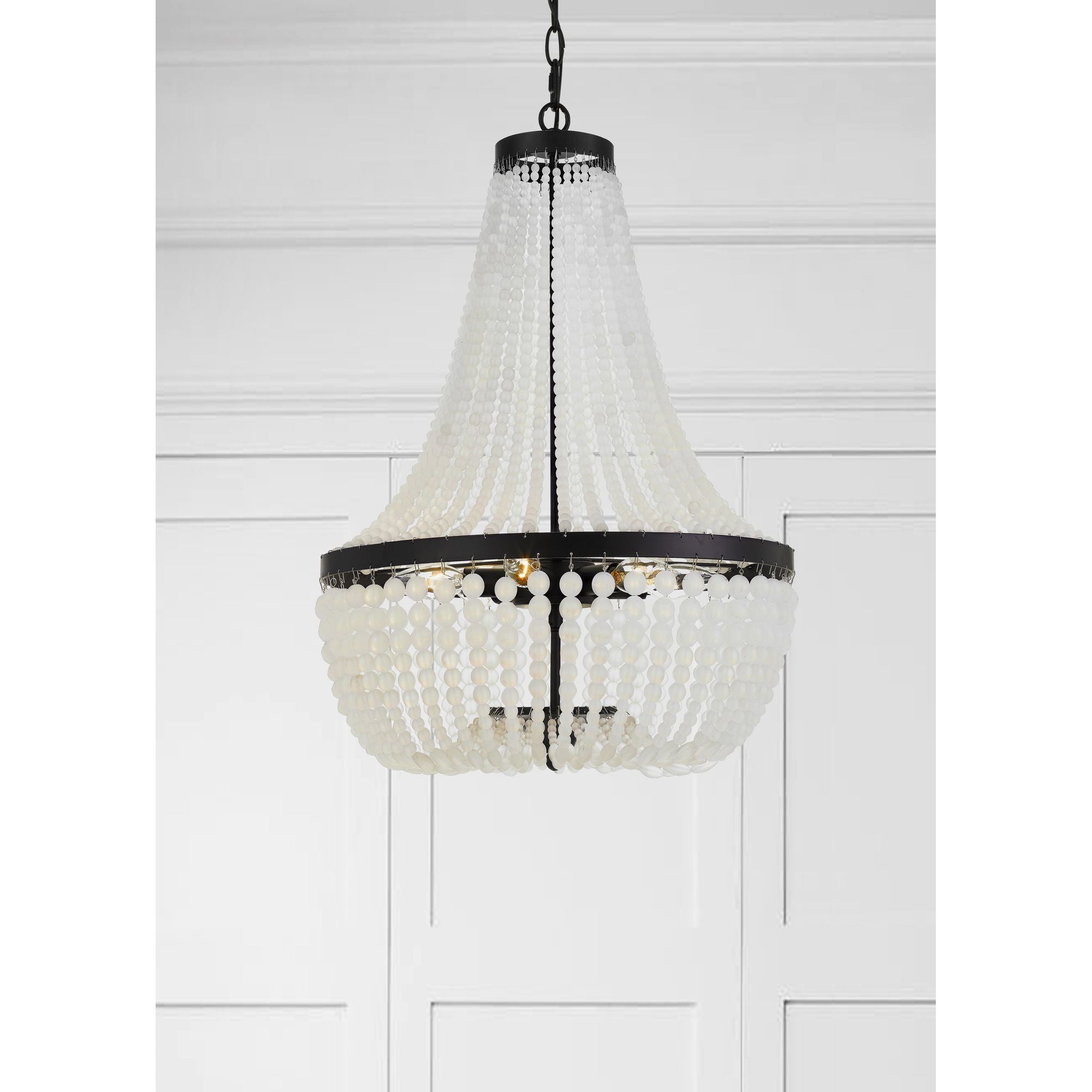 Rylee 18.75'' Matte Black Chandelier Black 18.75"W x 24.25"H x 18.75"D