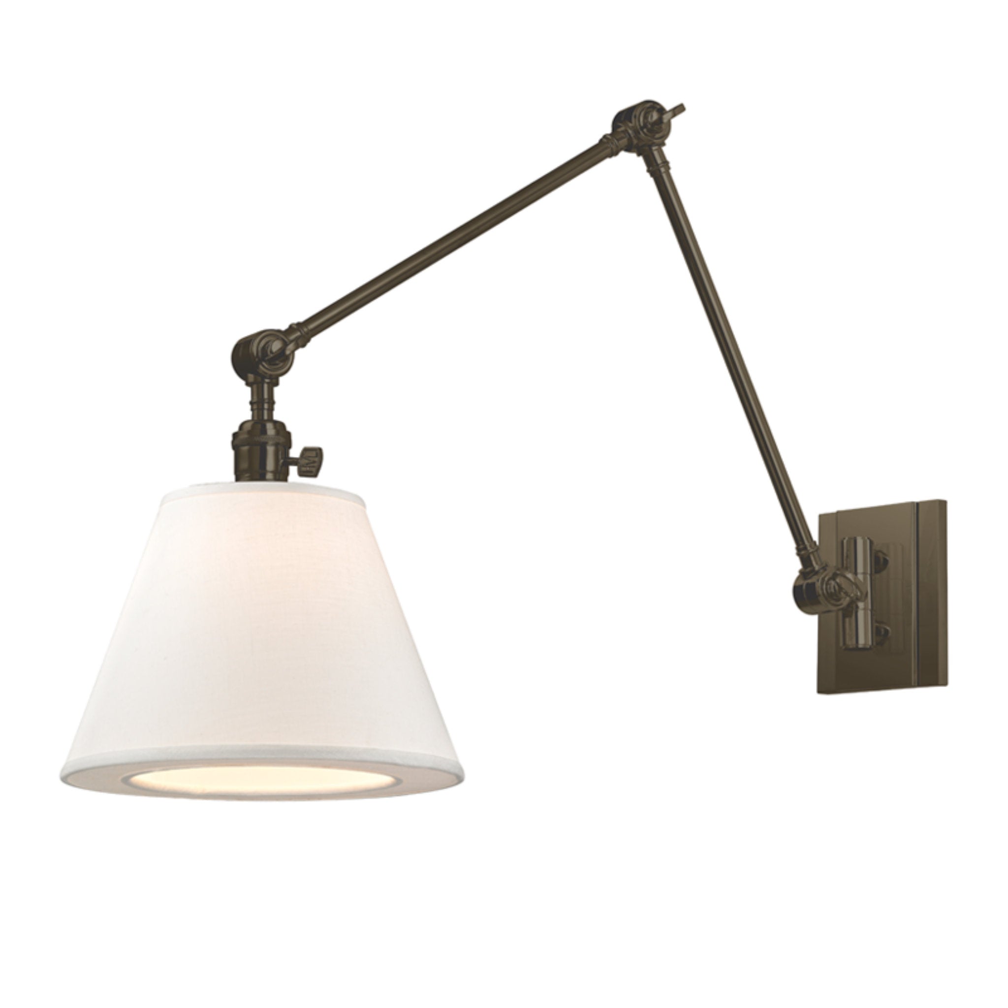 Hillsdale 1-Light Wall Sconce in Old Bronze 10L x 10W x 12.75H