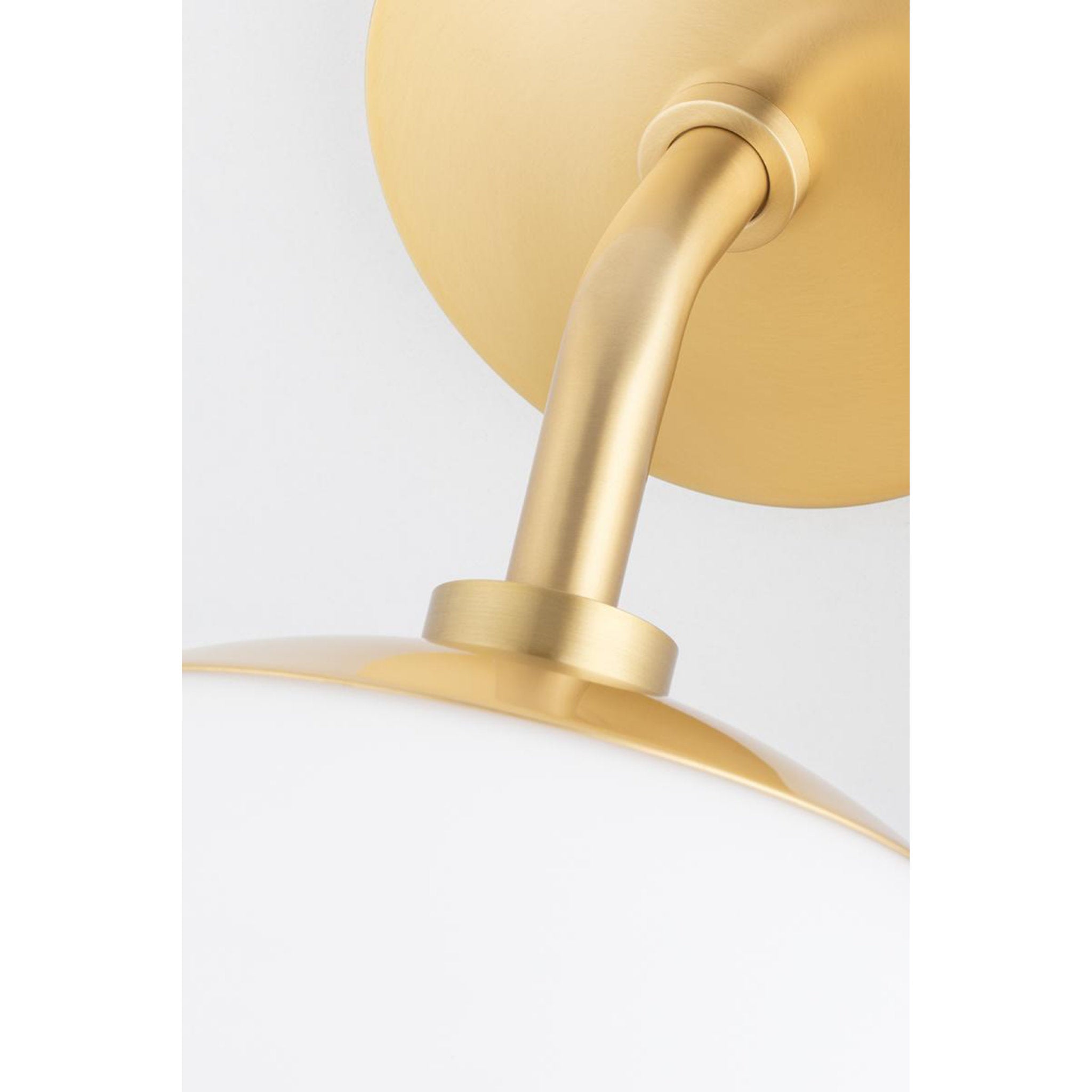 Estee 3-Light Semi Flush in Aged Brass 19L x 19W x 15H