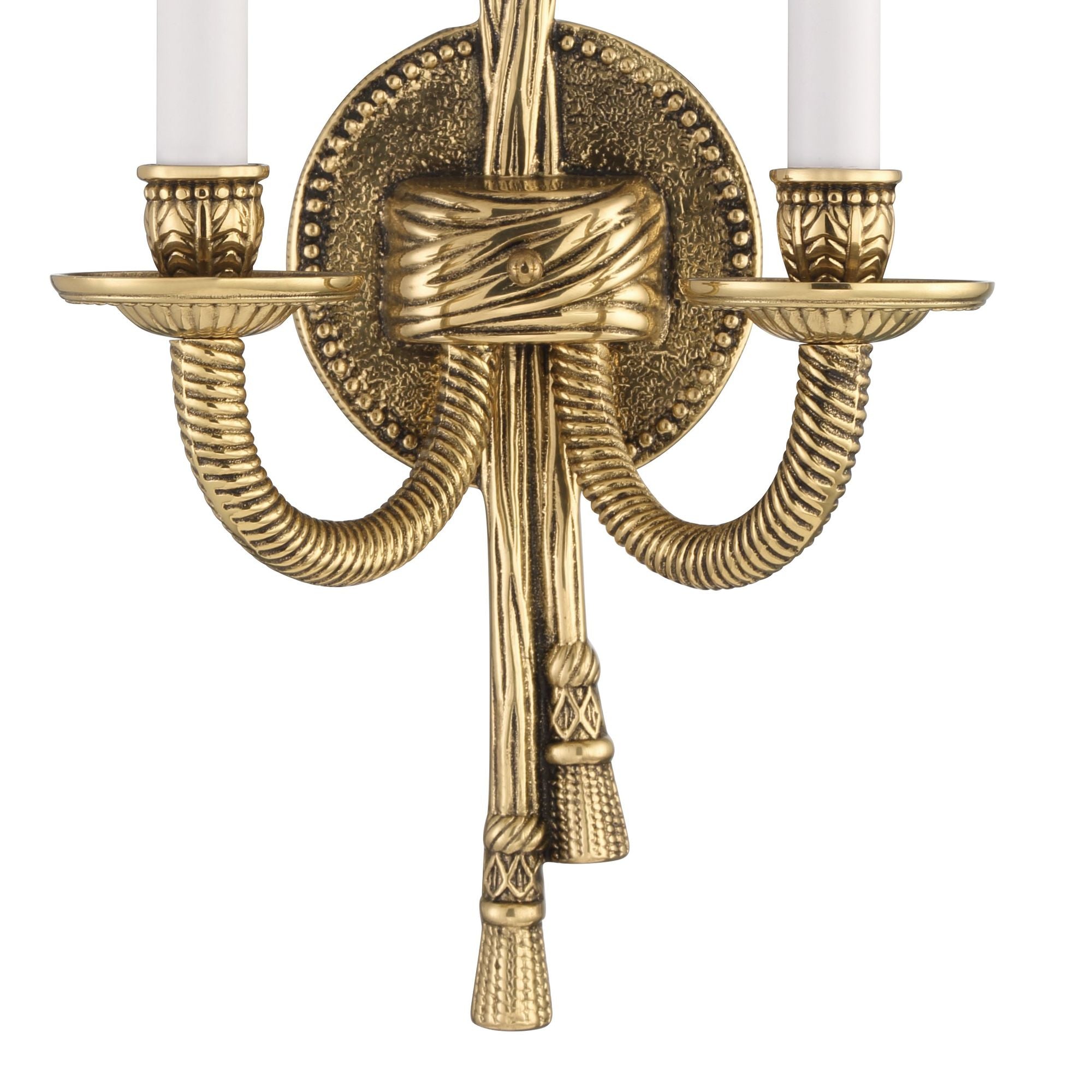 Crystorama 2 Light Olde Brass Cast Sconce 8"W x 15"H x 5.5"D