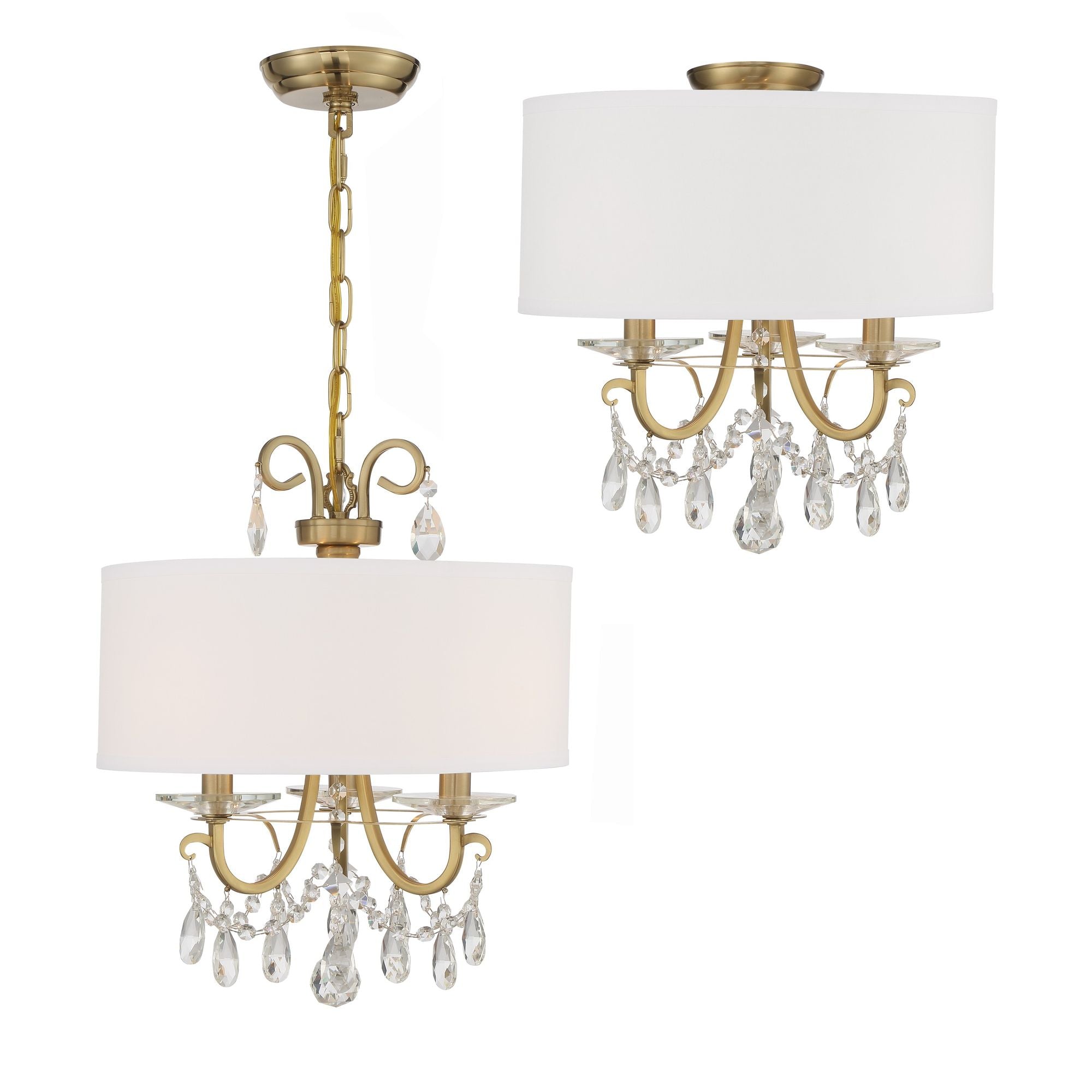 Othello 14'' Vibrant Gold Chandelier Gold 14"W x 17"H x 14"D