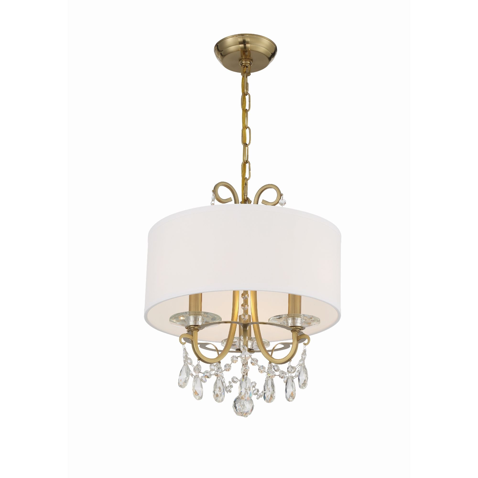 Othello 14'' Vibrant Gold Chandelier Gold 14"W x 17"H x 14"D