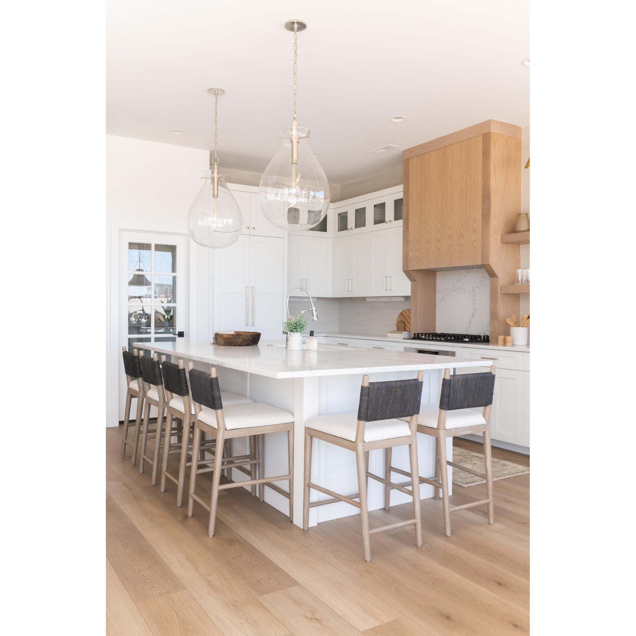 Ivy 1-Light Pendant in Polished Nickel by Becki Owens 18L x 18W x 30.5H