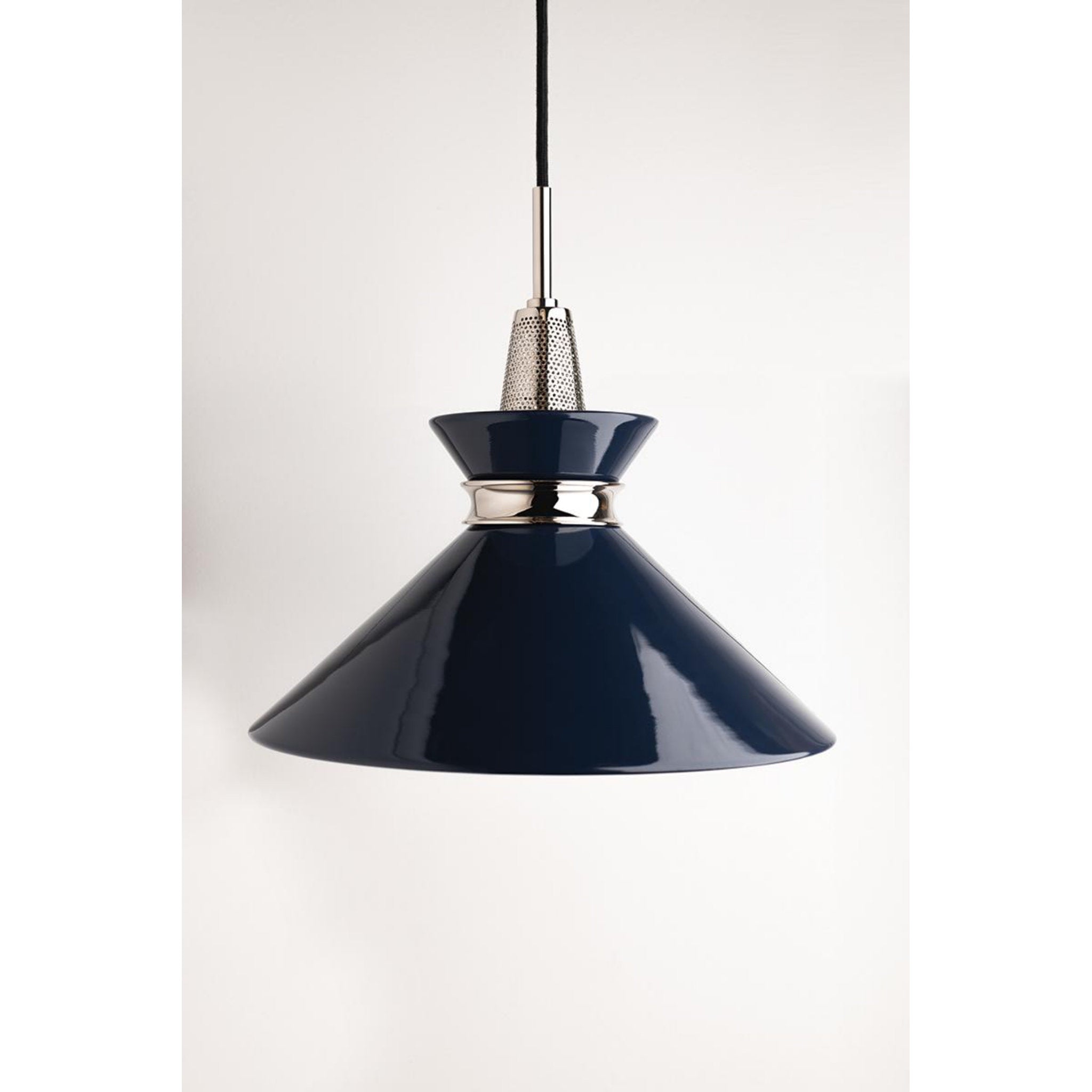 Kiki 1-Light Pendant in Aged Brass/Pink 18L x 18W x 15.25H