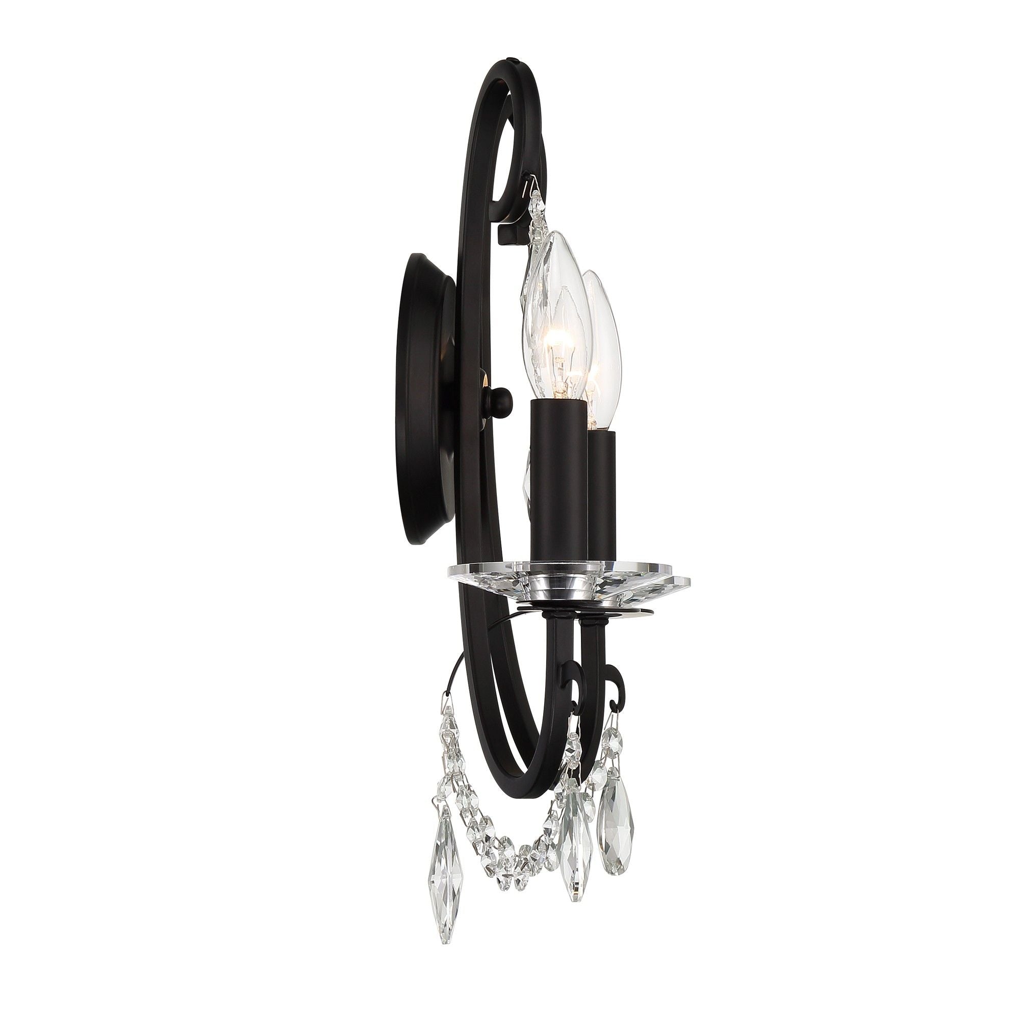 Othello 14'' Matte Black Sconce Black 14"W x 16"H x 6"D