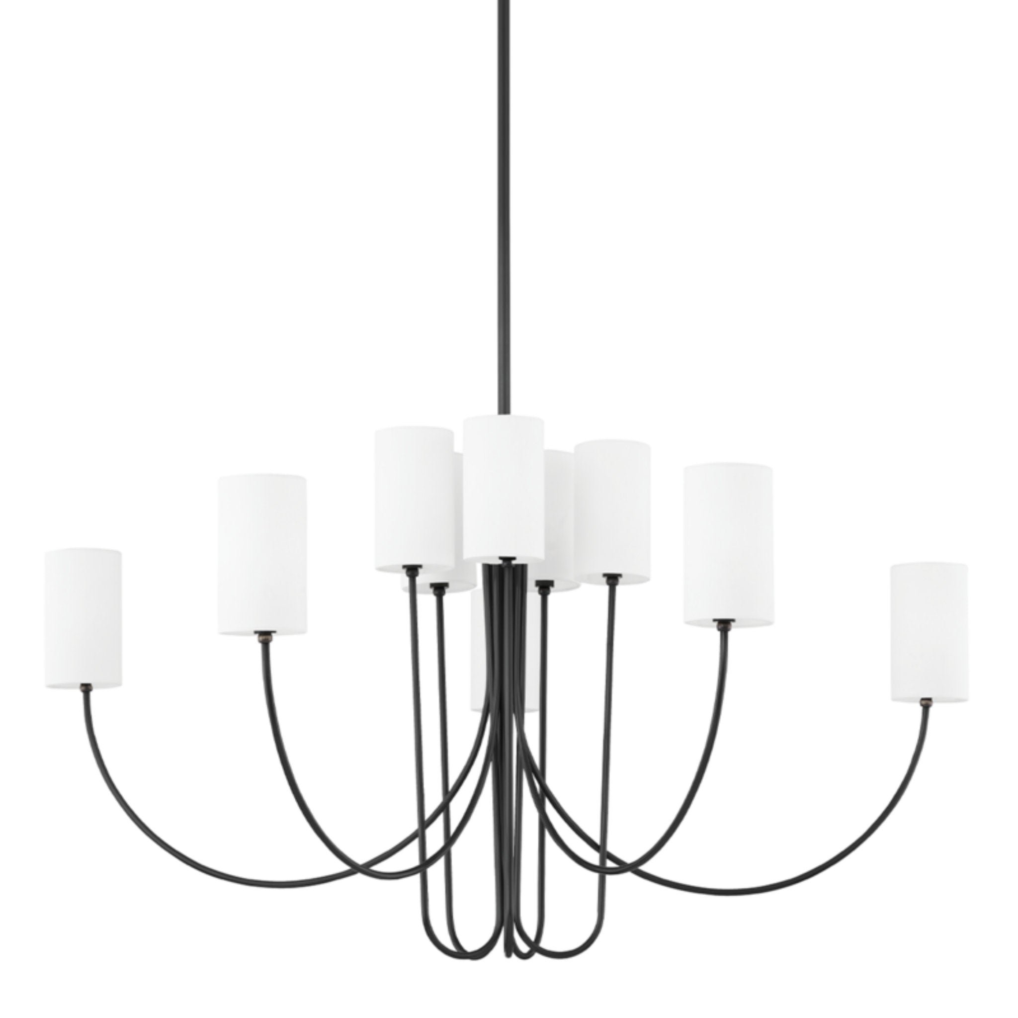 Harlem 10-Light Chandelier in Old Bronze 48.25L x 48.25W x 29H