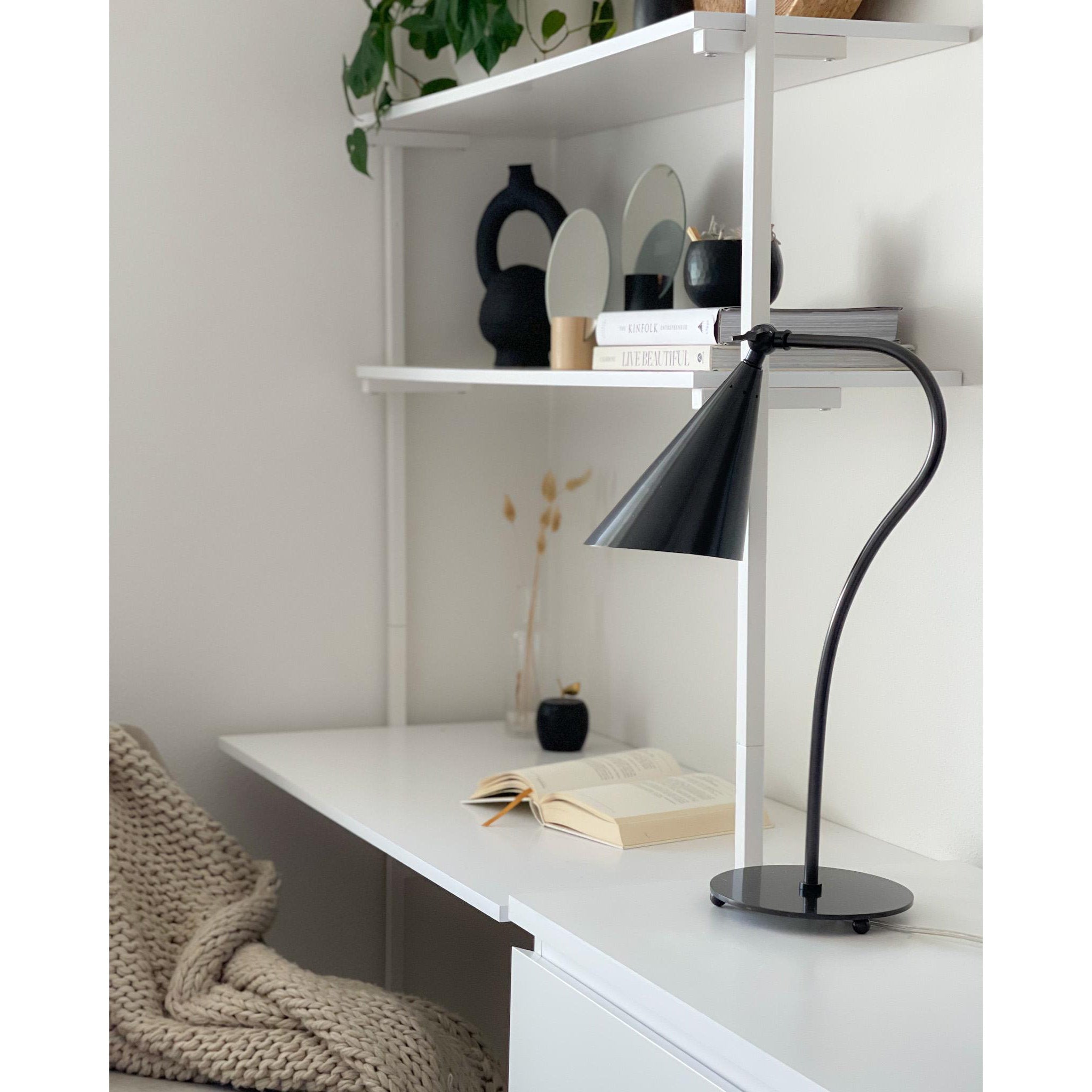 Lupe 1-Light Table Lamp in Old Bronze 7W x 20.5H
