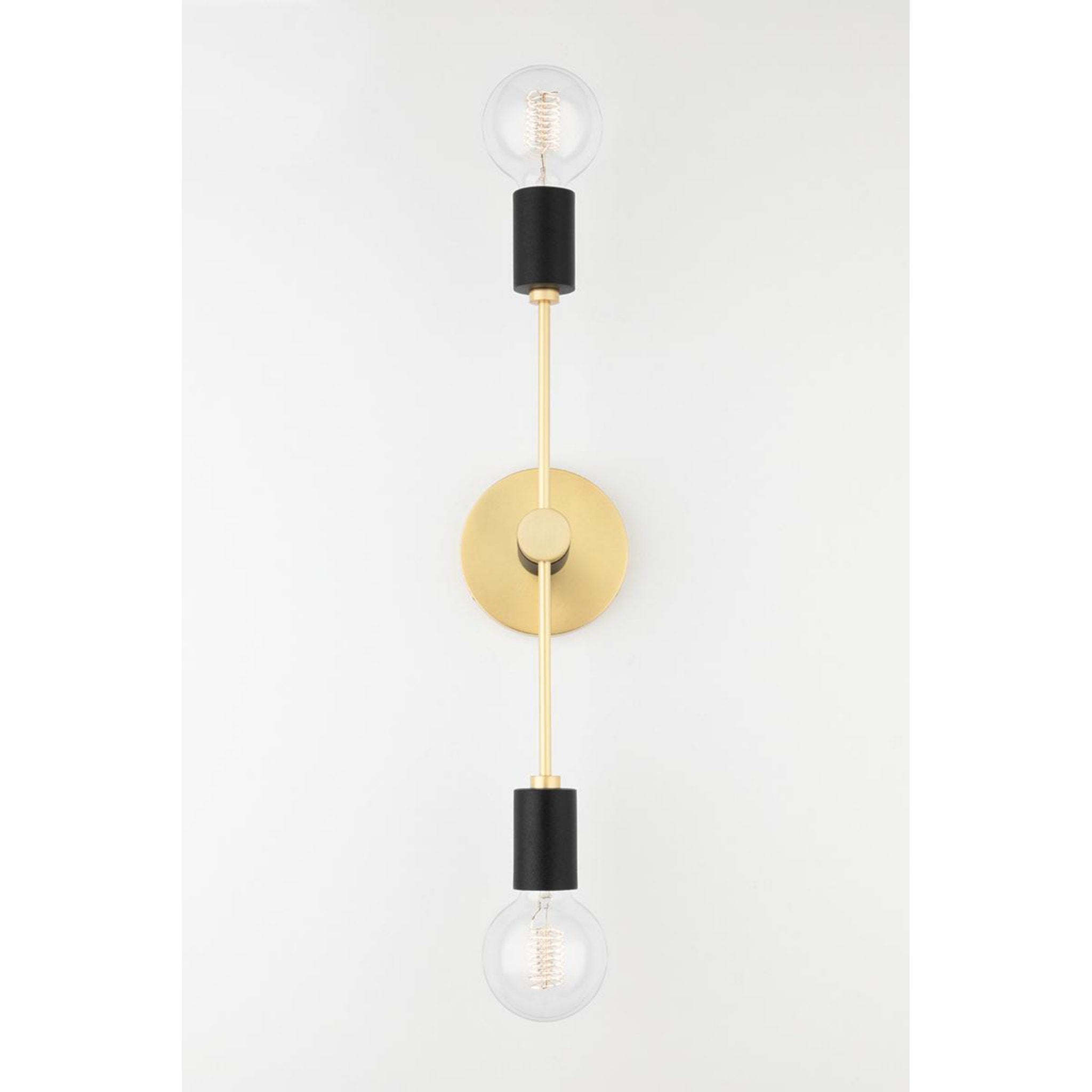 Astrid 8-Light Chandelier in Aged Brass/Black 28L x 28W x 32.25H