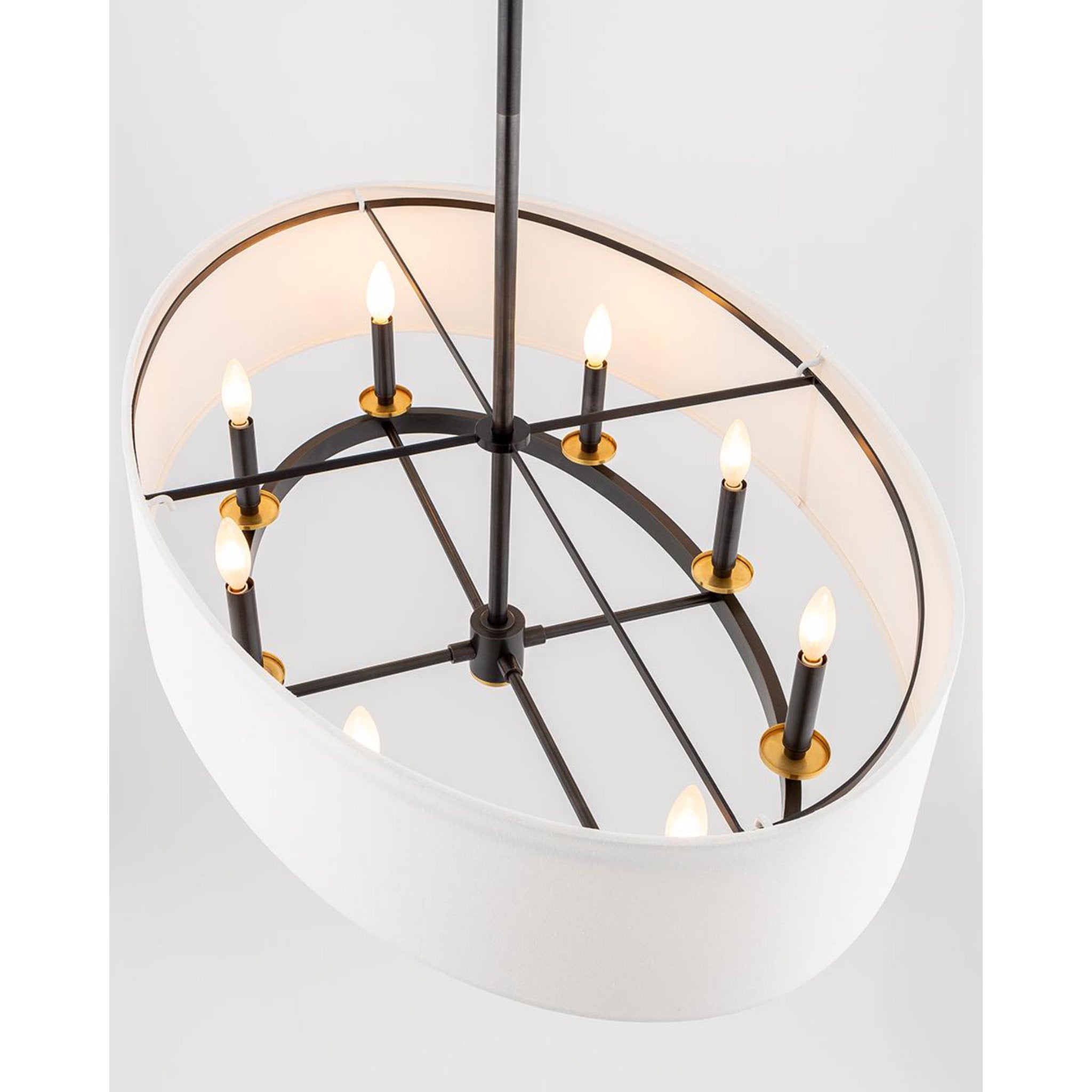 Durham 8-Light Linear in Aged Brass 20.25L x 39.25W x 11.75H