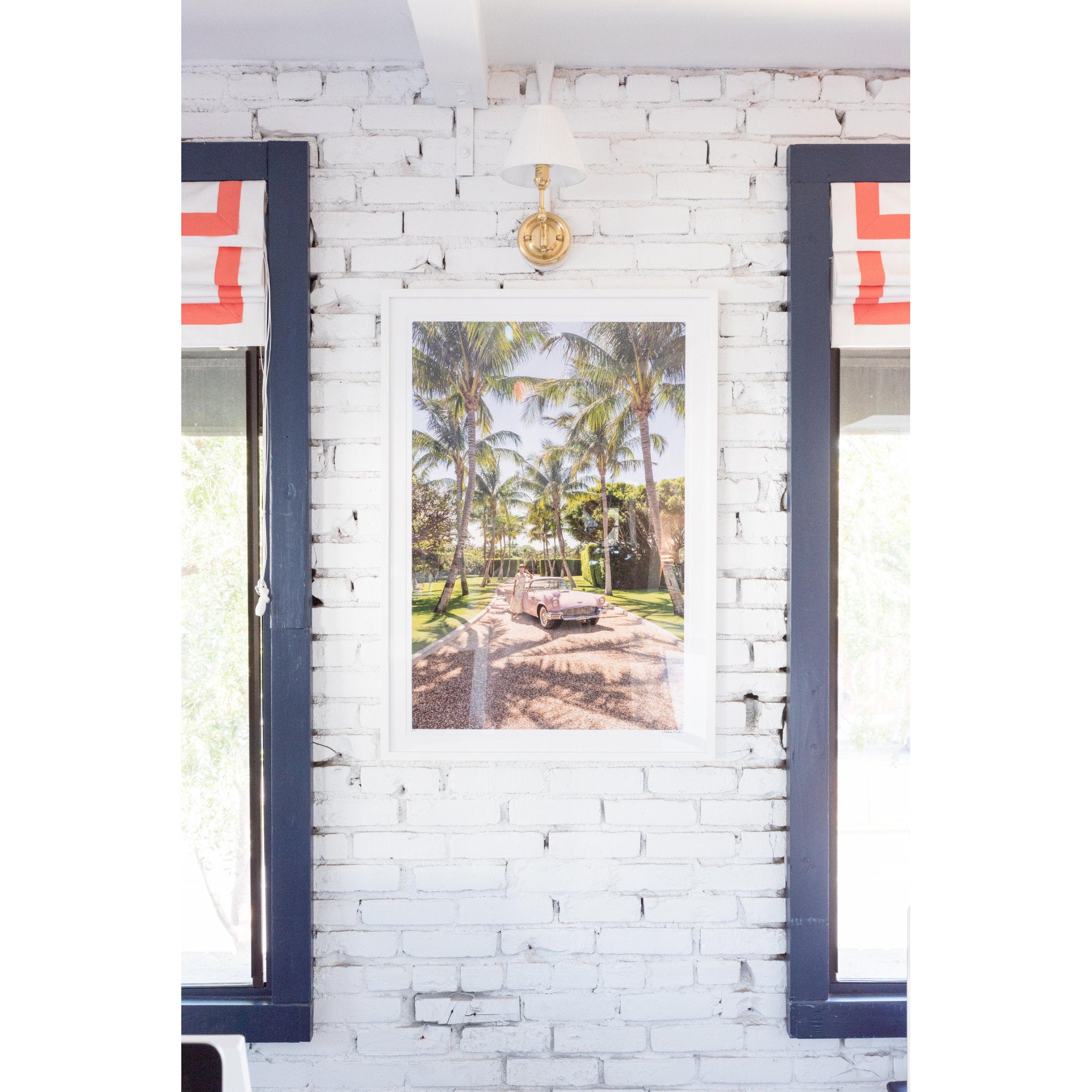 Classic No.1 1-Light Wall Sconce in Aged Brass by Mark D. Sikes 7.5L x 7.5W x 10.5H