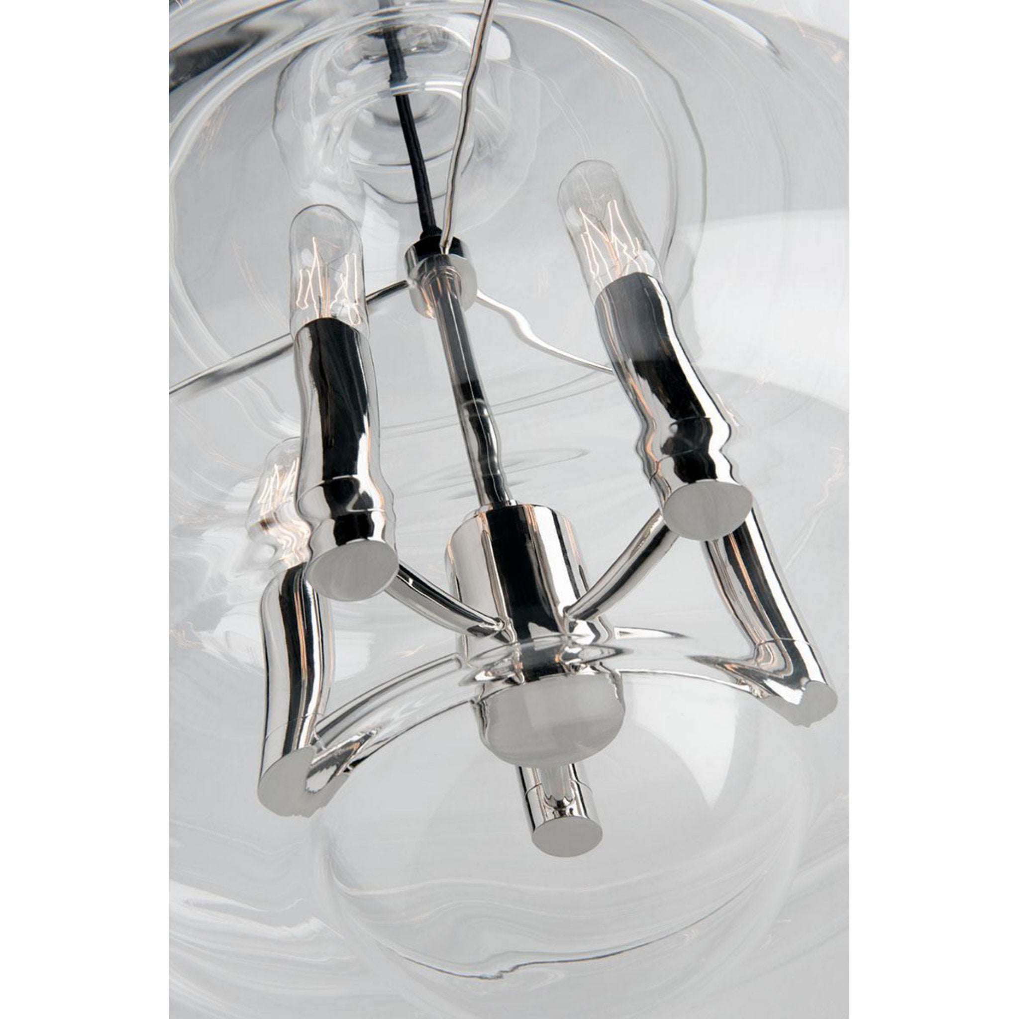 Washington 4-Light Lantern in Polished Nickel 15.5L x 15.5W x 20H