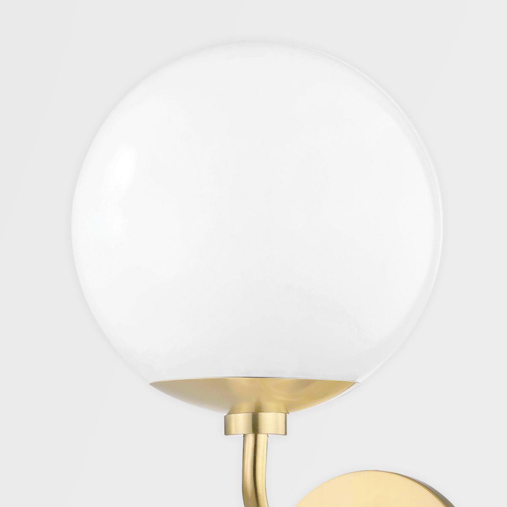 Stella 1-Light Pendant in Aged Brass 7L x 7W x 7.75H