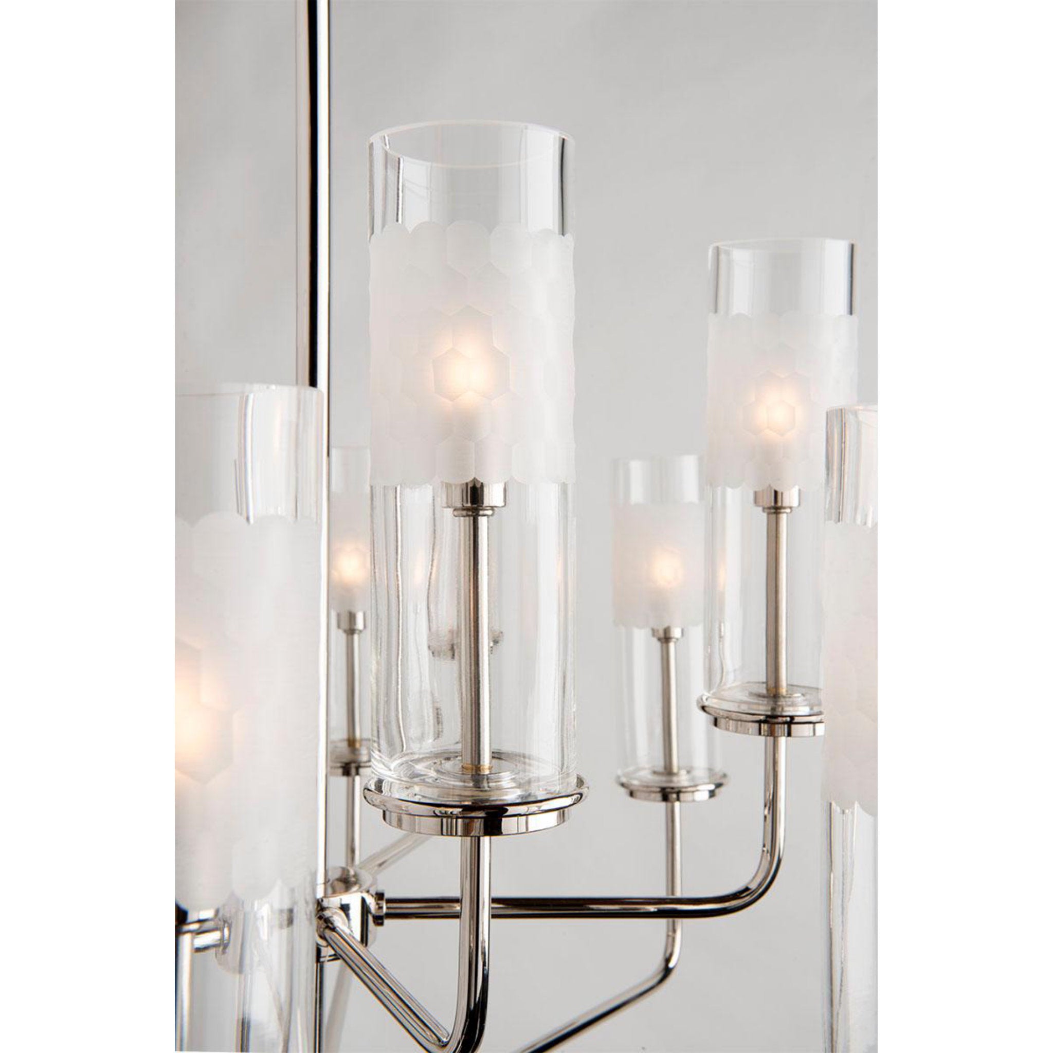 Wentworth 1-Light Bath and Vanity in Polished Nickel 5W x 14.25H