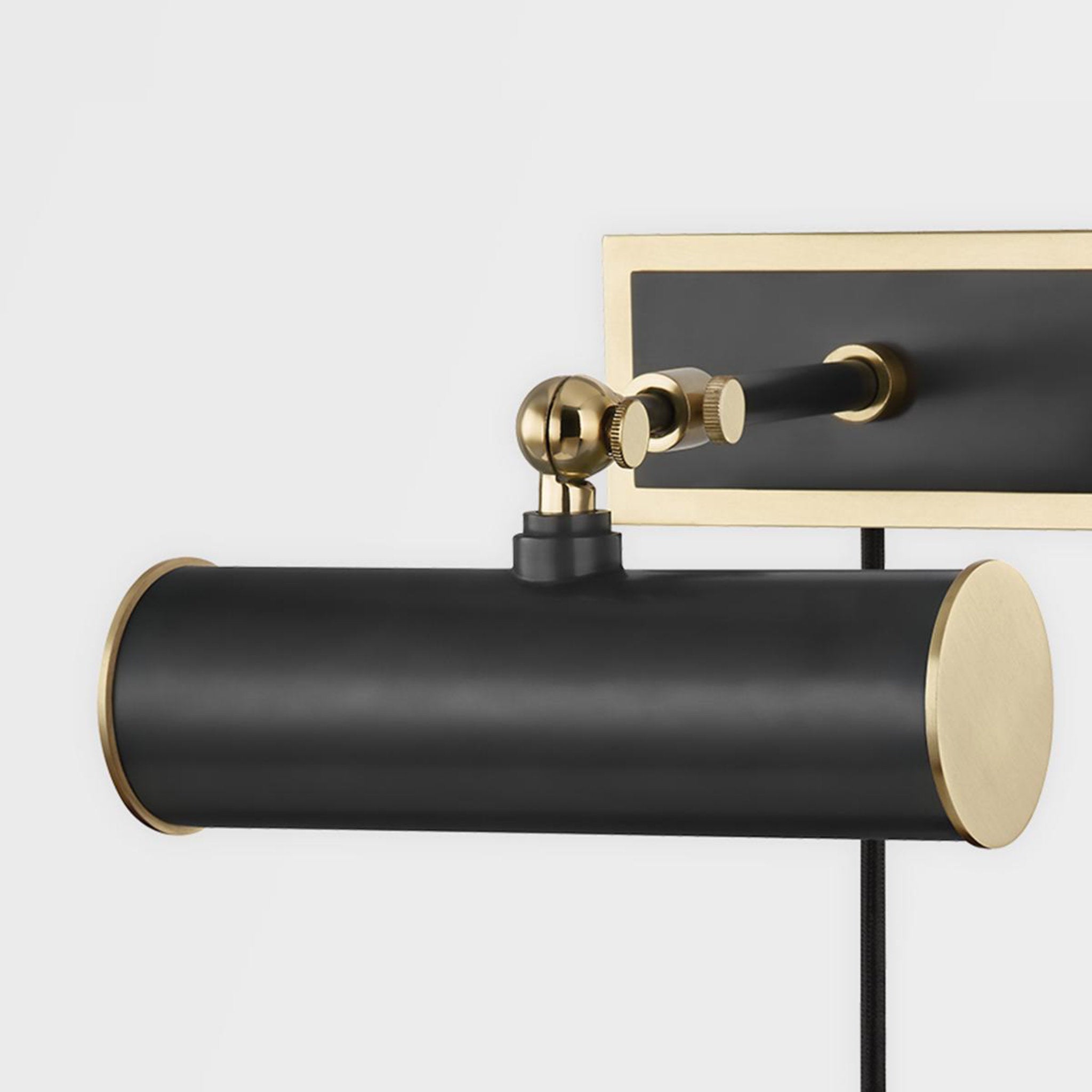 Holly 3-Light Picture Light in Aged Brass/Navy 5.5L x 24.25W x 4.75H