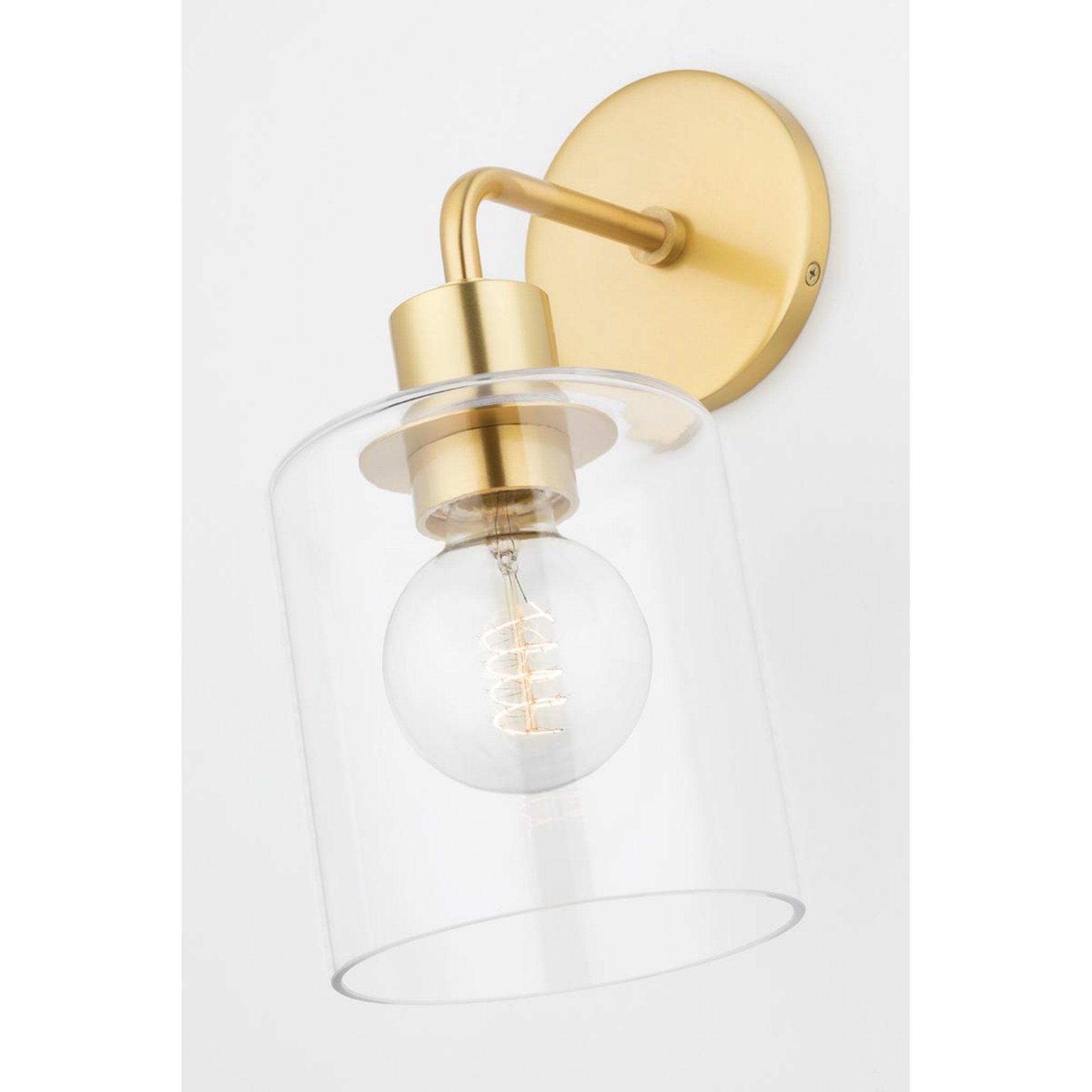 Neko 1-Light Wall Sconce in Polished Nickel 5.5L x 5.5W x 12.25H