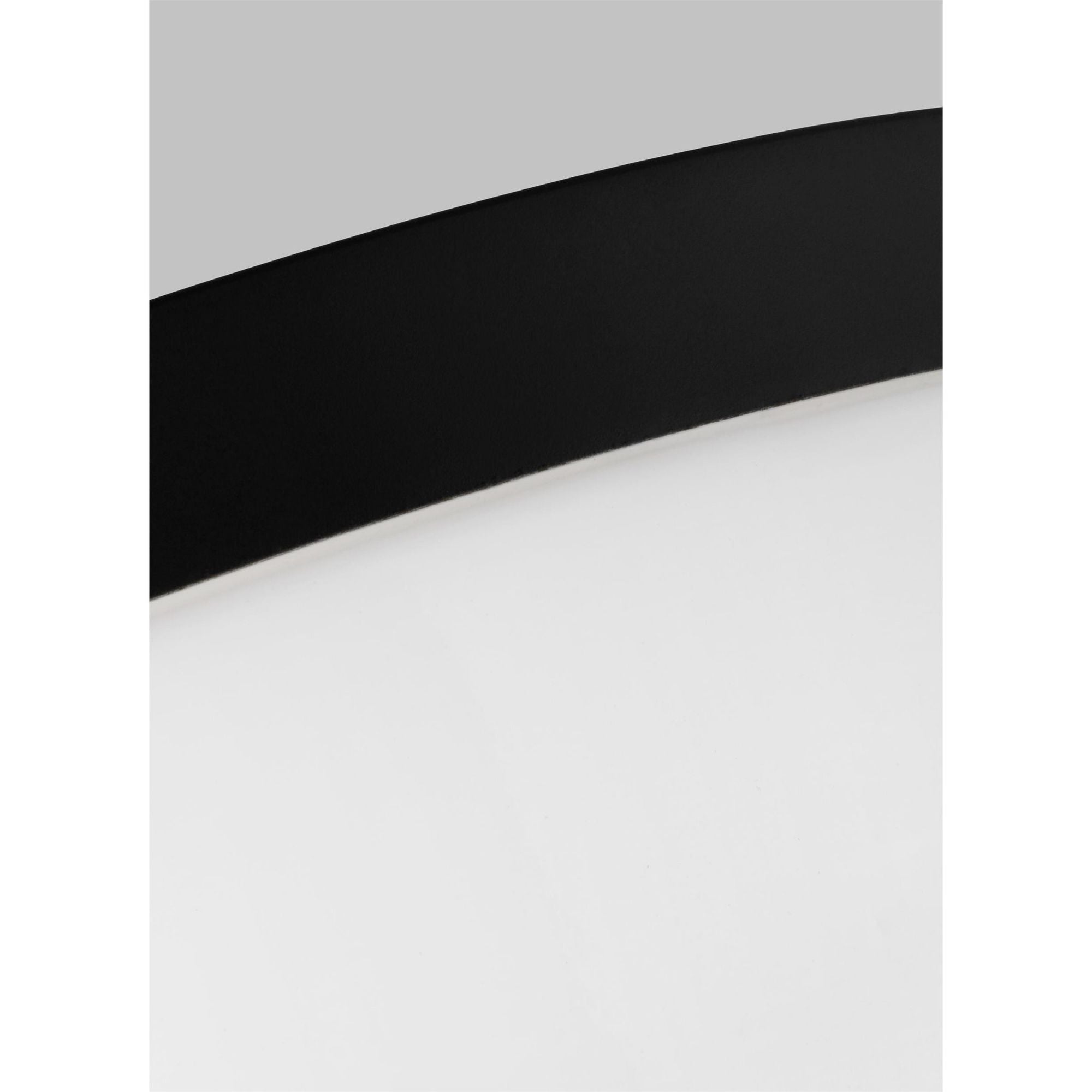 Rhett Medium Ceiling Flush Mount Modern Fixture 12" Width 3.75" Height Steel Round Etched / White Inside Shade in Midnight Black