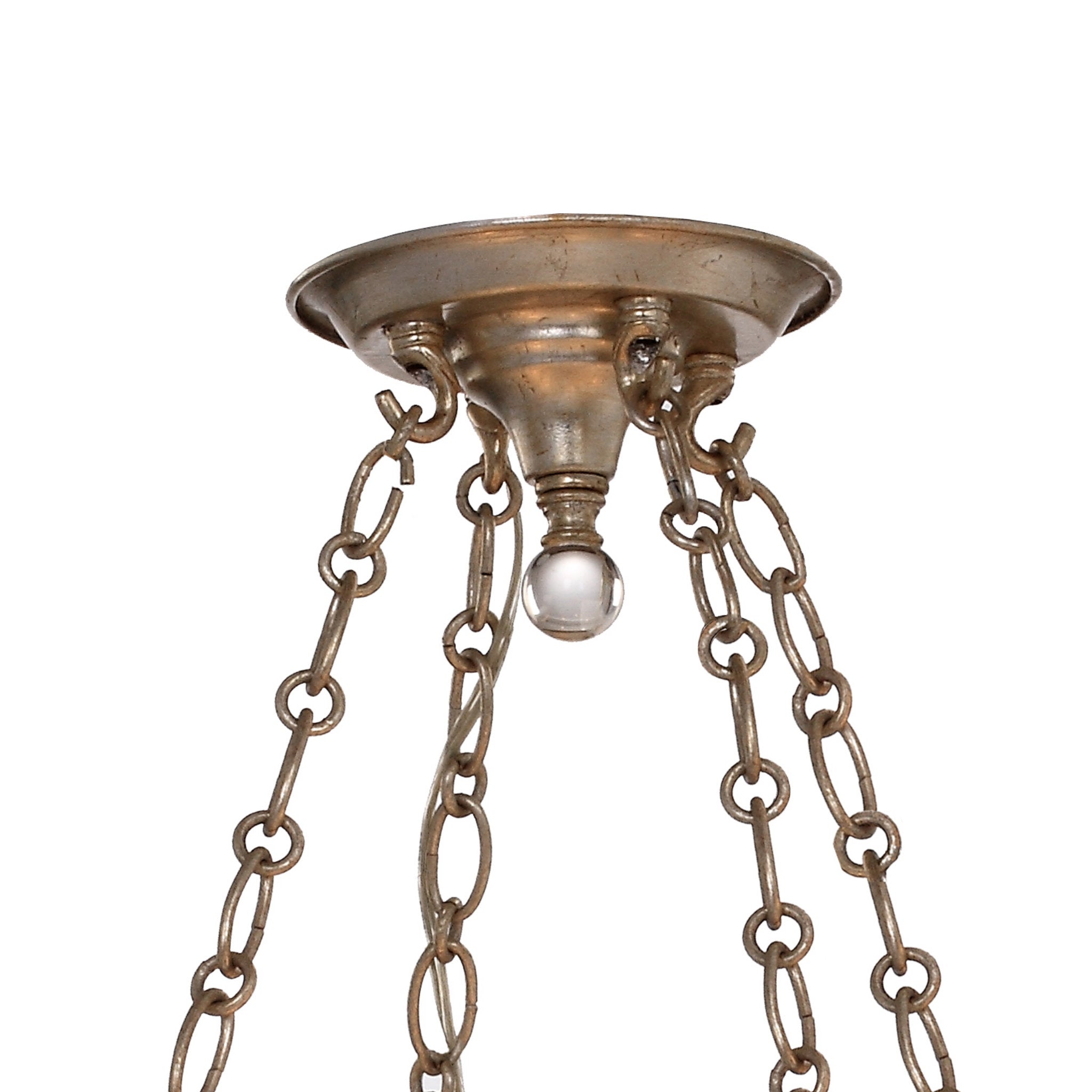 Sterling 24.25'' Distressed Twilight Chandelier Gold 24.25"W x 14"H x 24.25"D