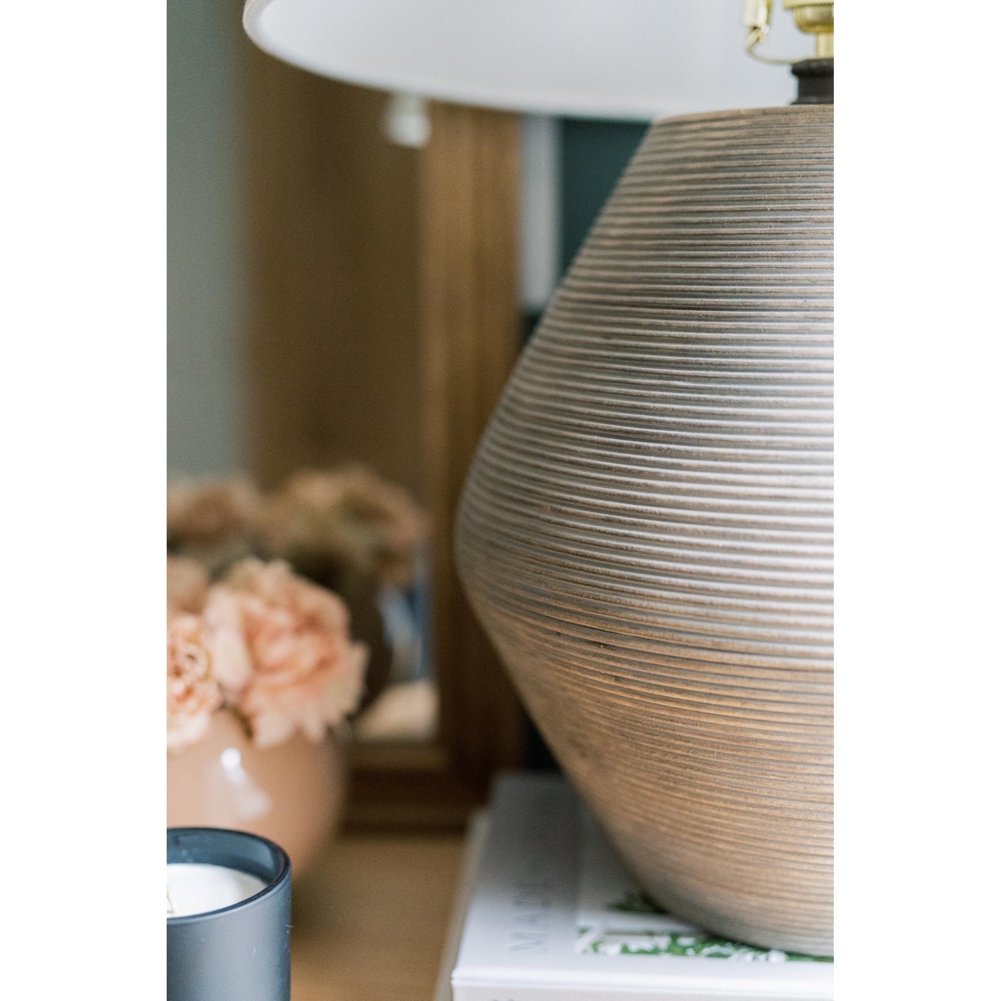 Calabria Table Lamp 1-Light LED in Reggio 16L x 16W x 22H