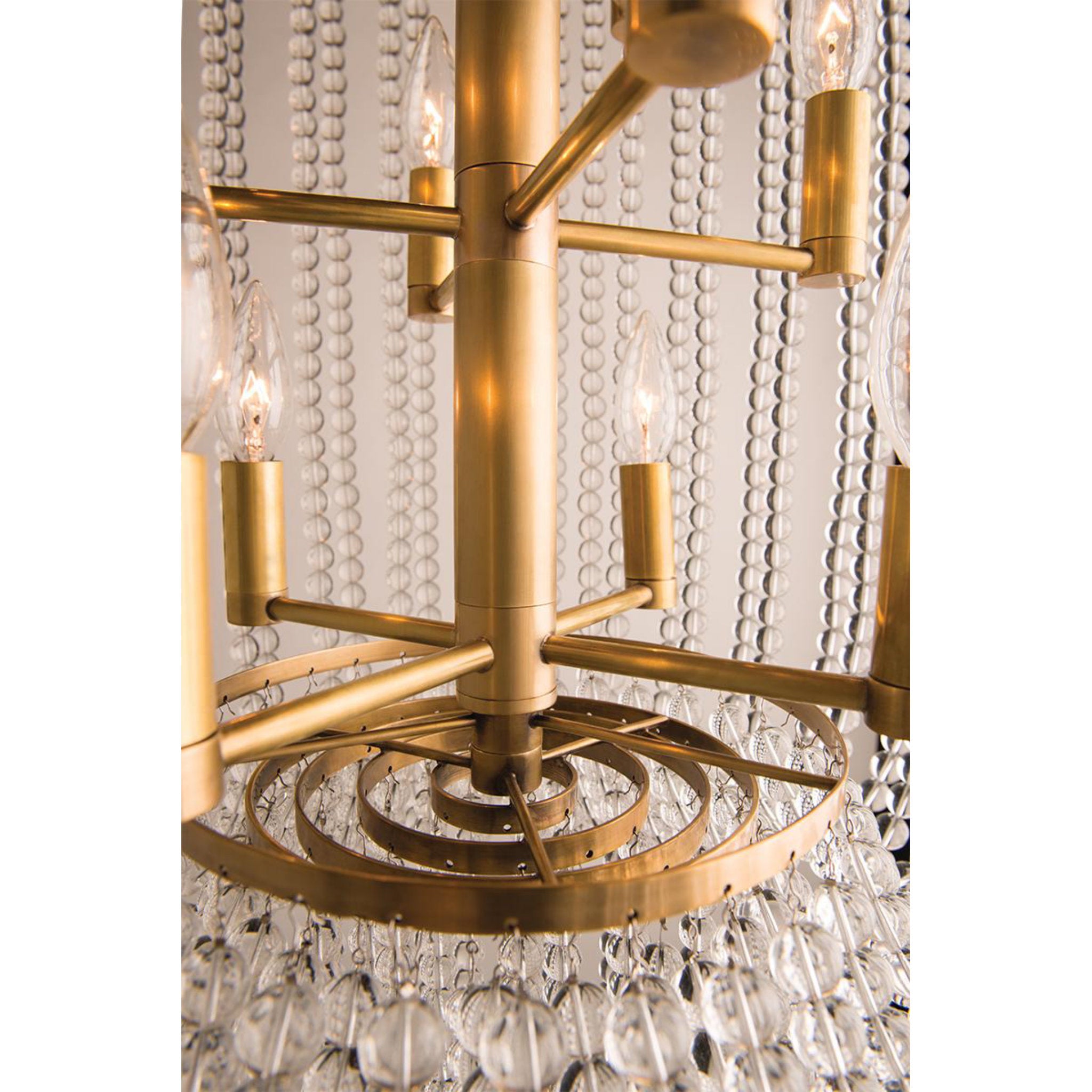Royalton 6-Light Chandelier in Aged Brass 18.25L x 18.25W x 27.75H