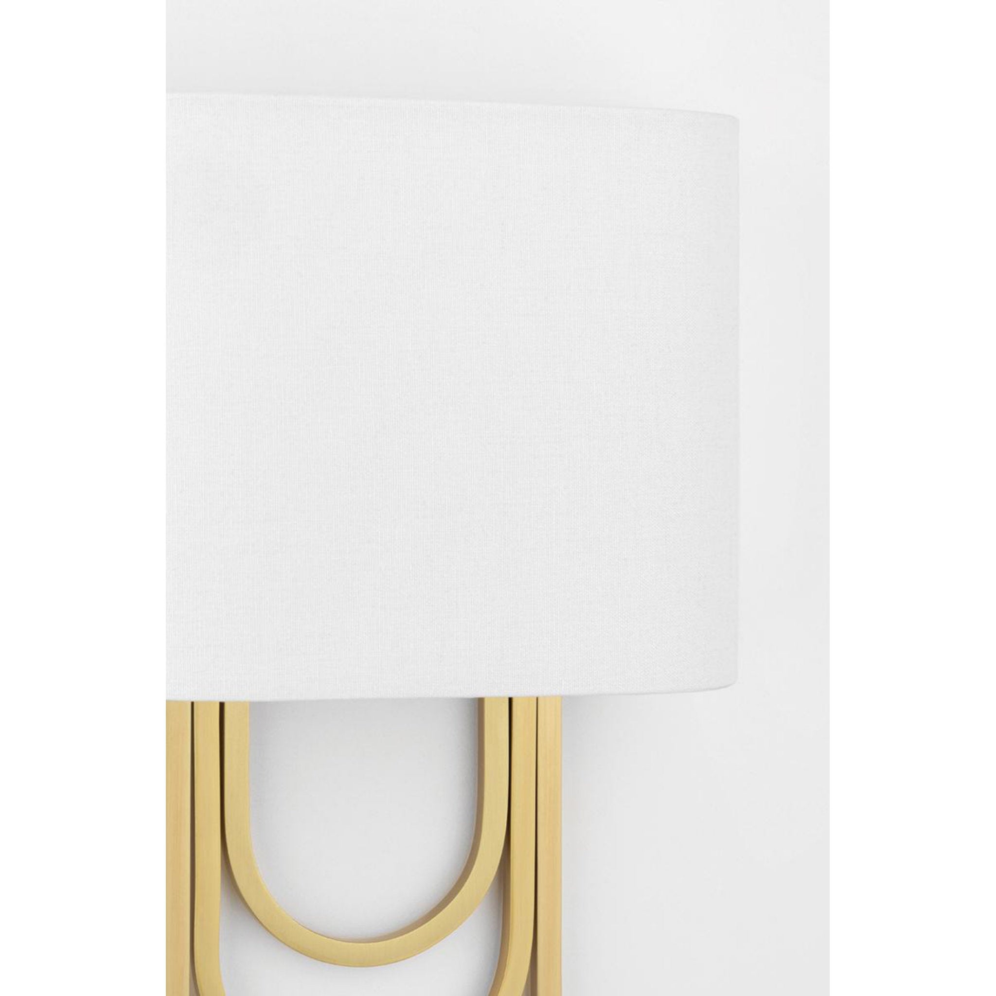 Farah 2-Light Wall Sconce in Aged Brass 8L x 8W x 13.5H