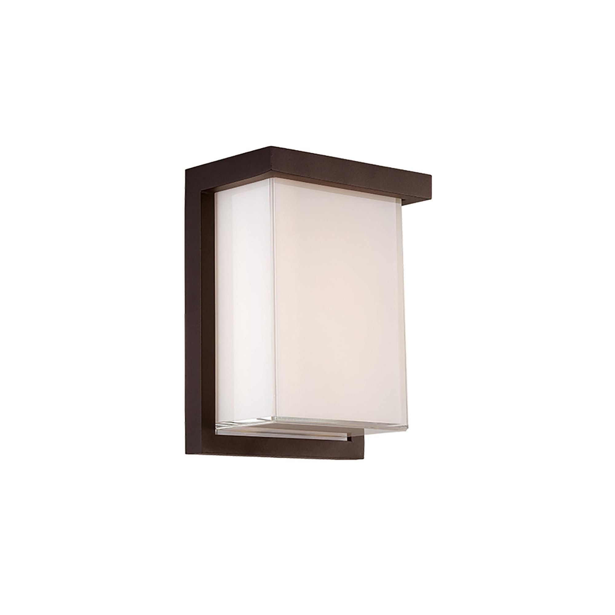 Ledge 8in LED Indoor or Outdoor Wall Light 3500K in Bronze