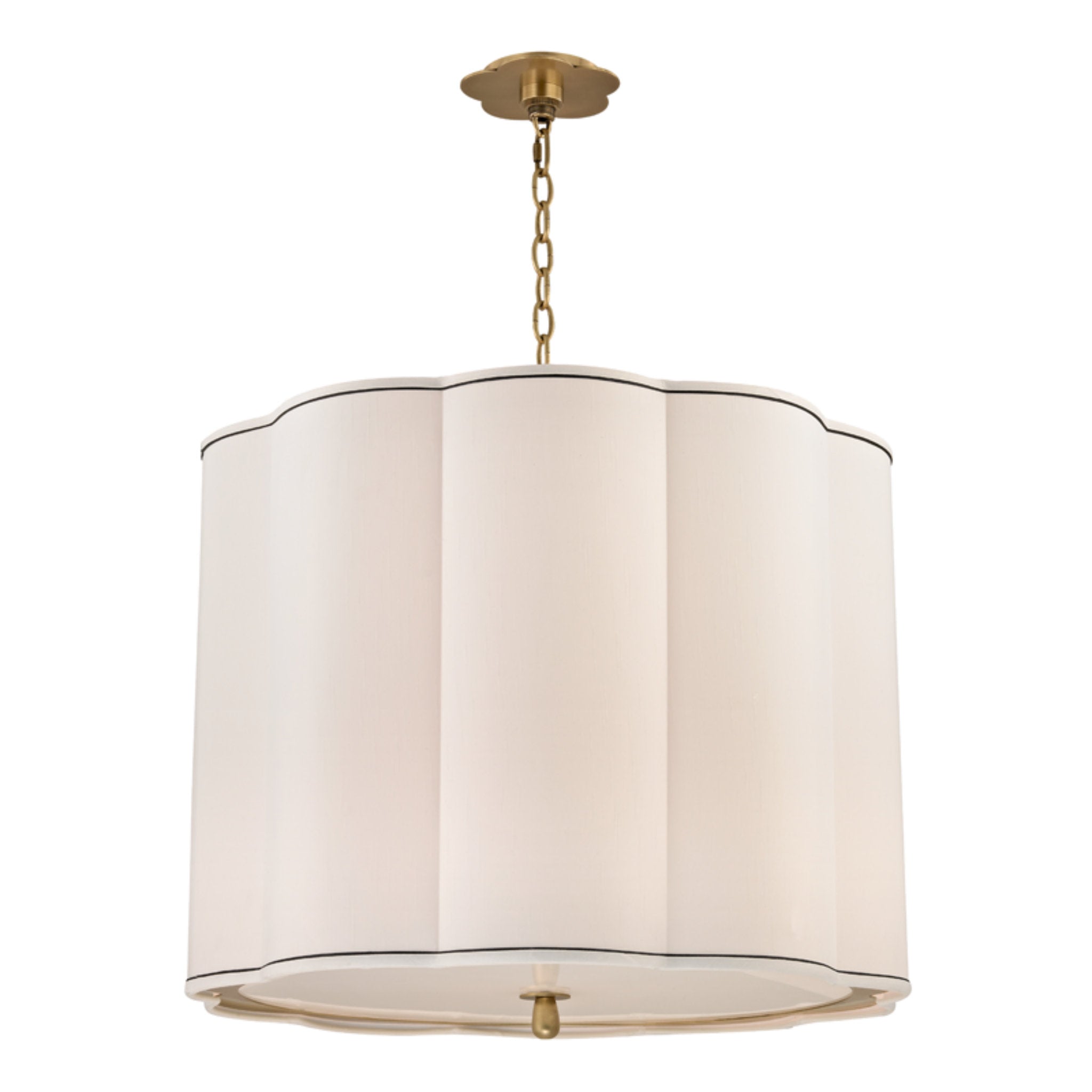 Sweeny 5-Light Chandelier in Aged Brass 25L x 25W x 22H