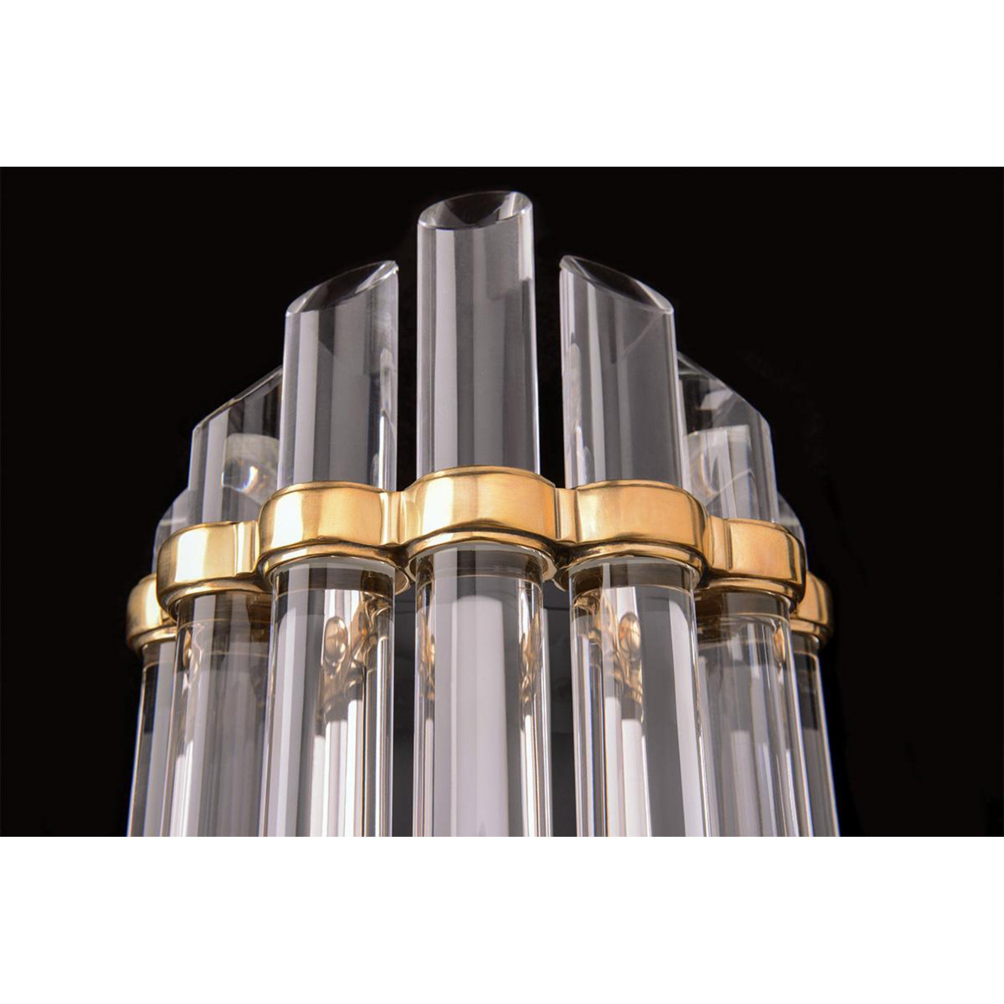 Albion 1-Light Bath and Vanity in Aged Brass 6.5L x 6.5W x 24.75H