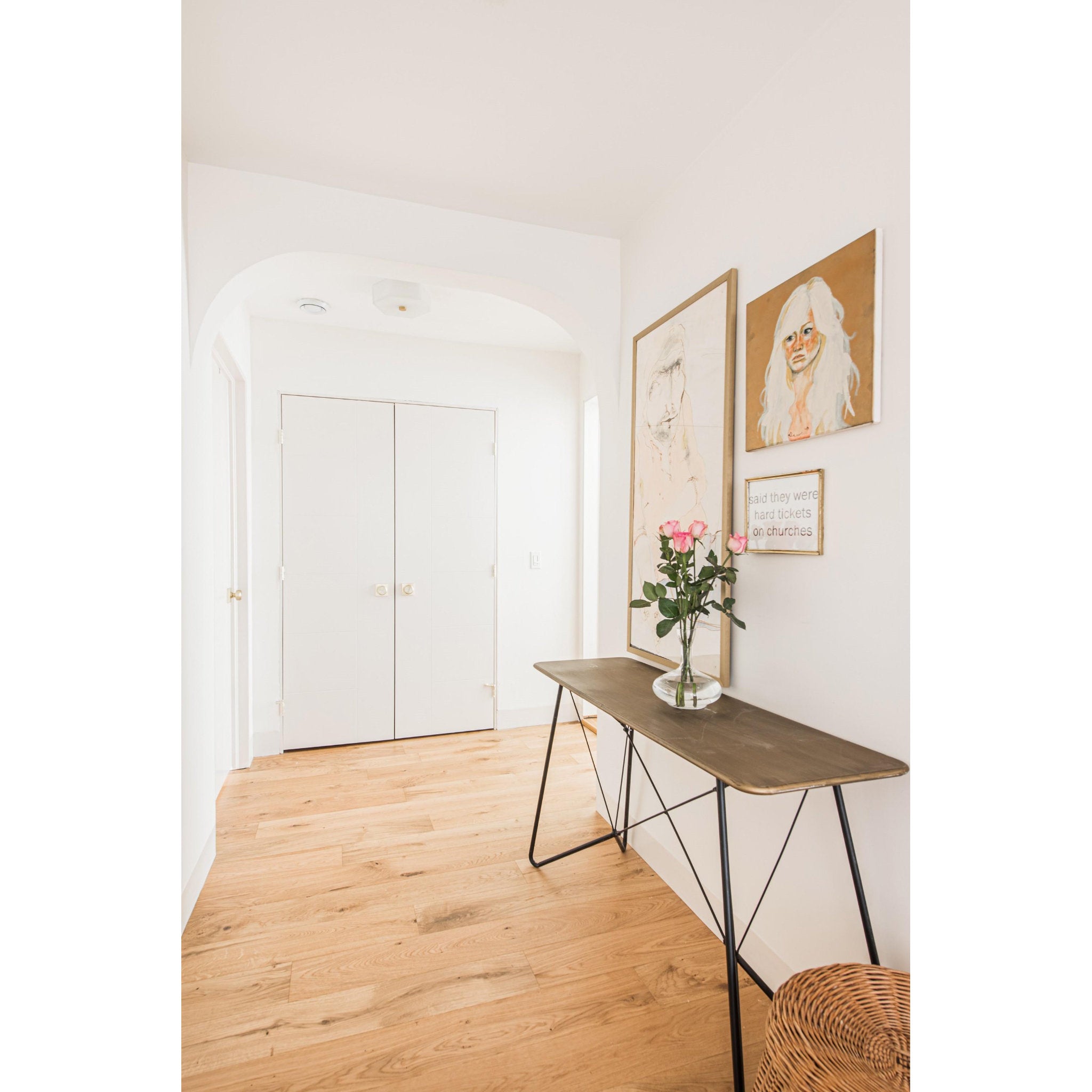 Lizzie 2-Light Flush Mount in Aged Brass/Polished Nickel Combo 9.5L x 11W x 4H