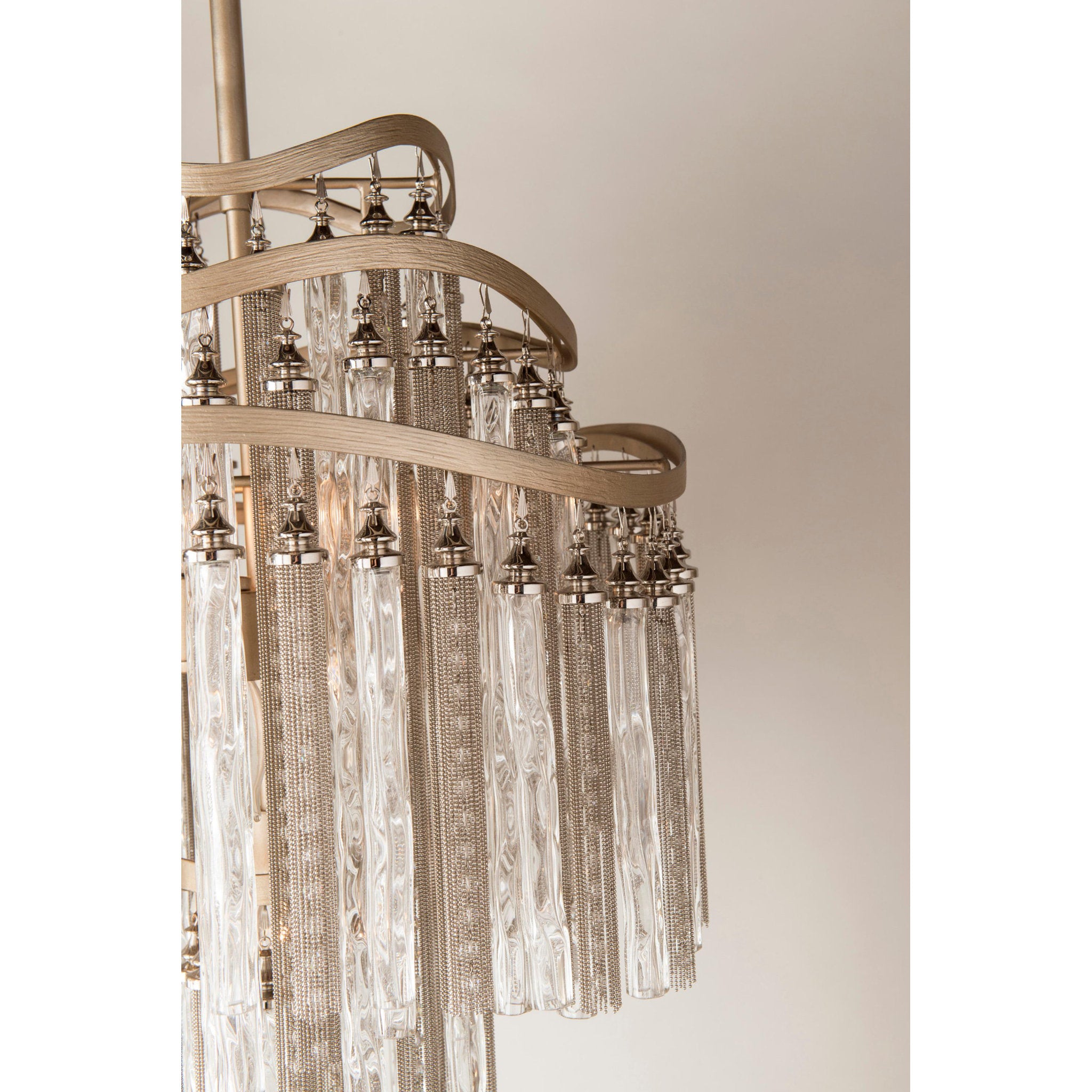 Chimera 3-Light Pendant in Warm Silver Leaf 12.75L x 12.75W x 18.25H
