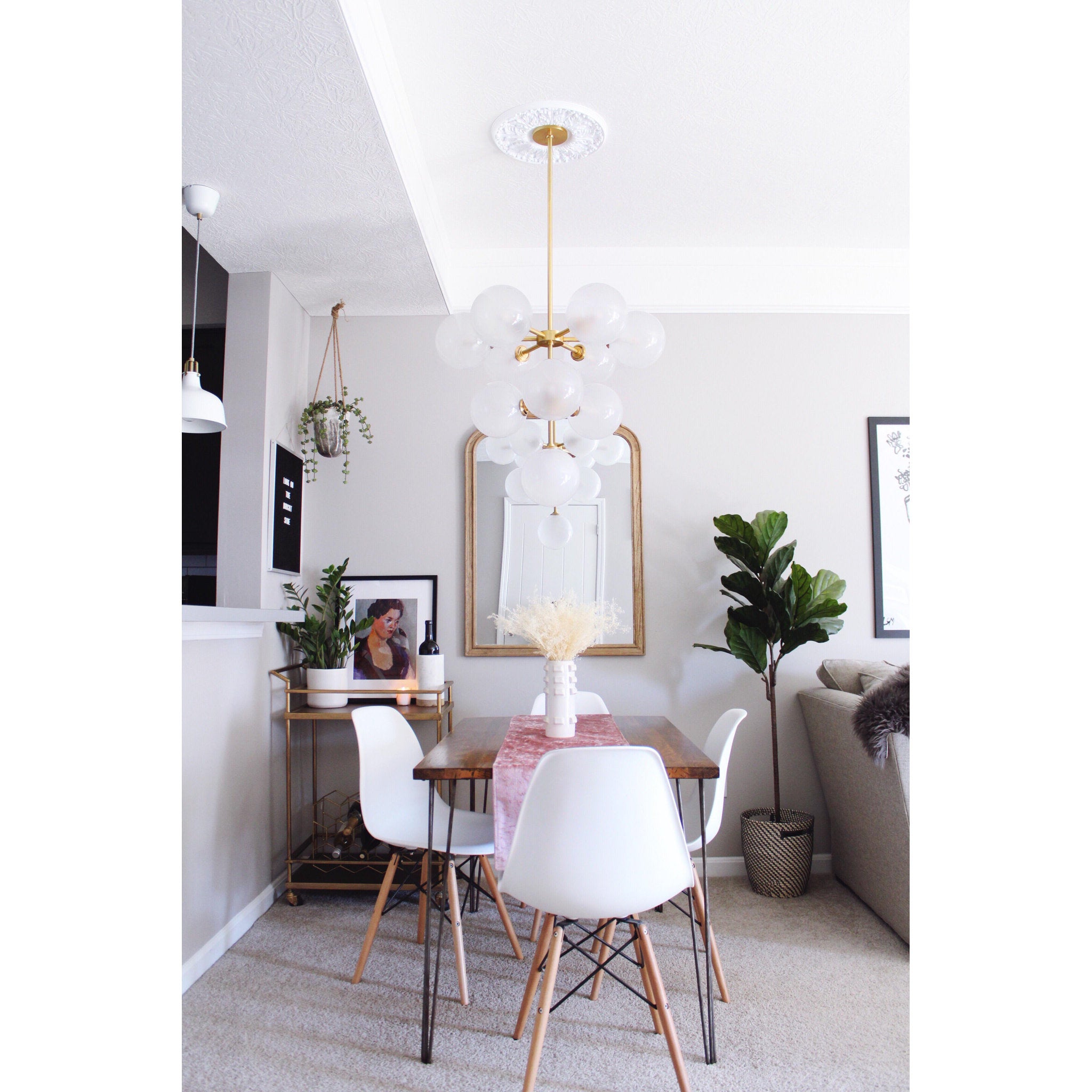 Ashleigh 10-Light Chandelier in Aged Brass 29.75L x 29.75W x 25H