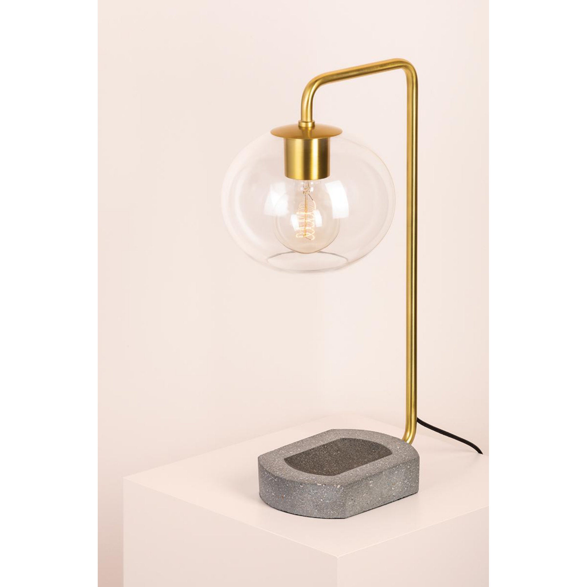 Margot 3-Light Semi Flush in Aged Brass 7L x 20W x 11H