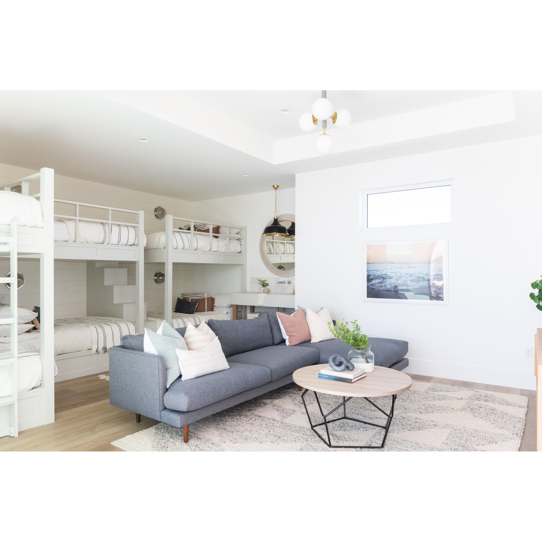 Brielle 4-Light Chandelier in Aged Brass 24L x 20.5W x 25.5H