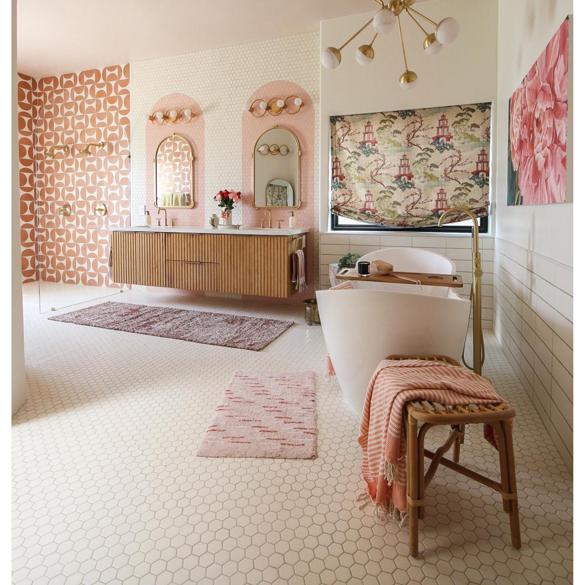 Hope 4-Light Bath and Vanity in Gold Leaf 7.5L x 28W x 8.25H