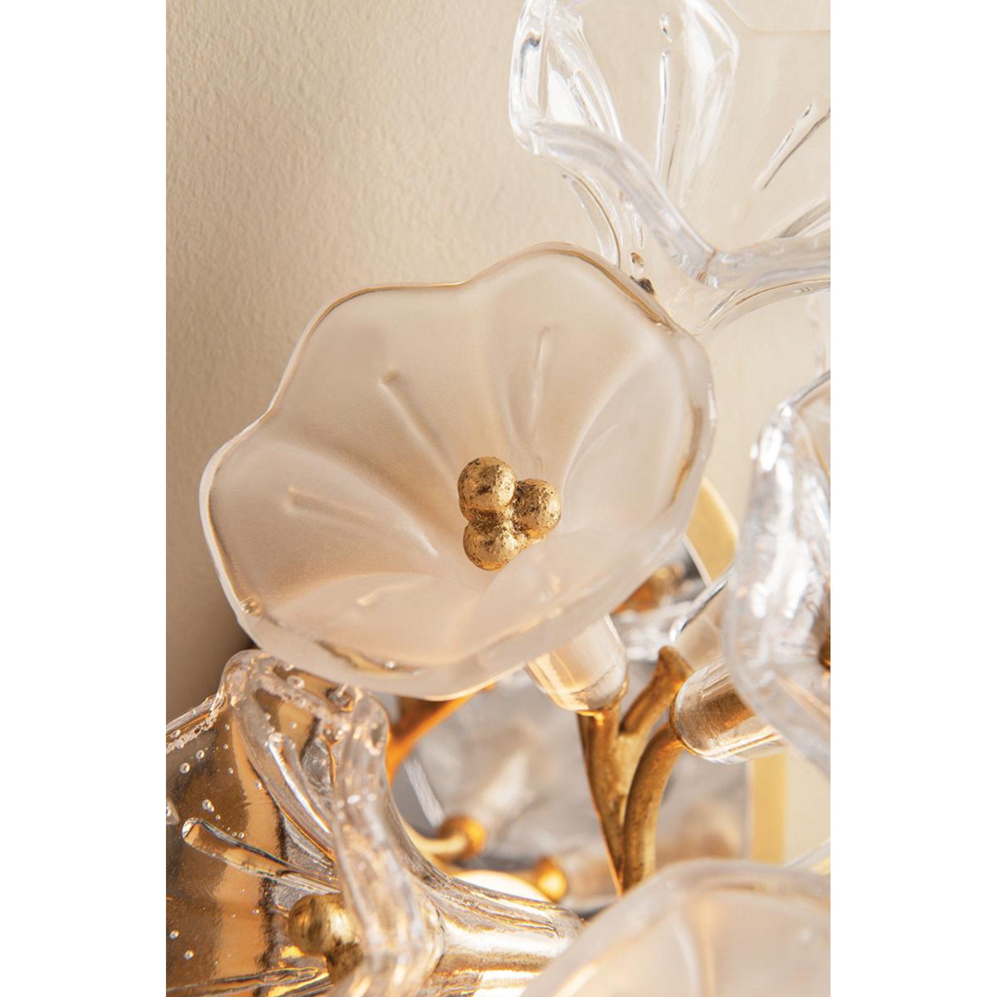 Jasmine 1-Light Linear in Gold Leaf 60L x 18W x 12H