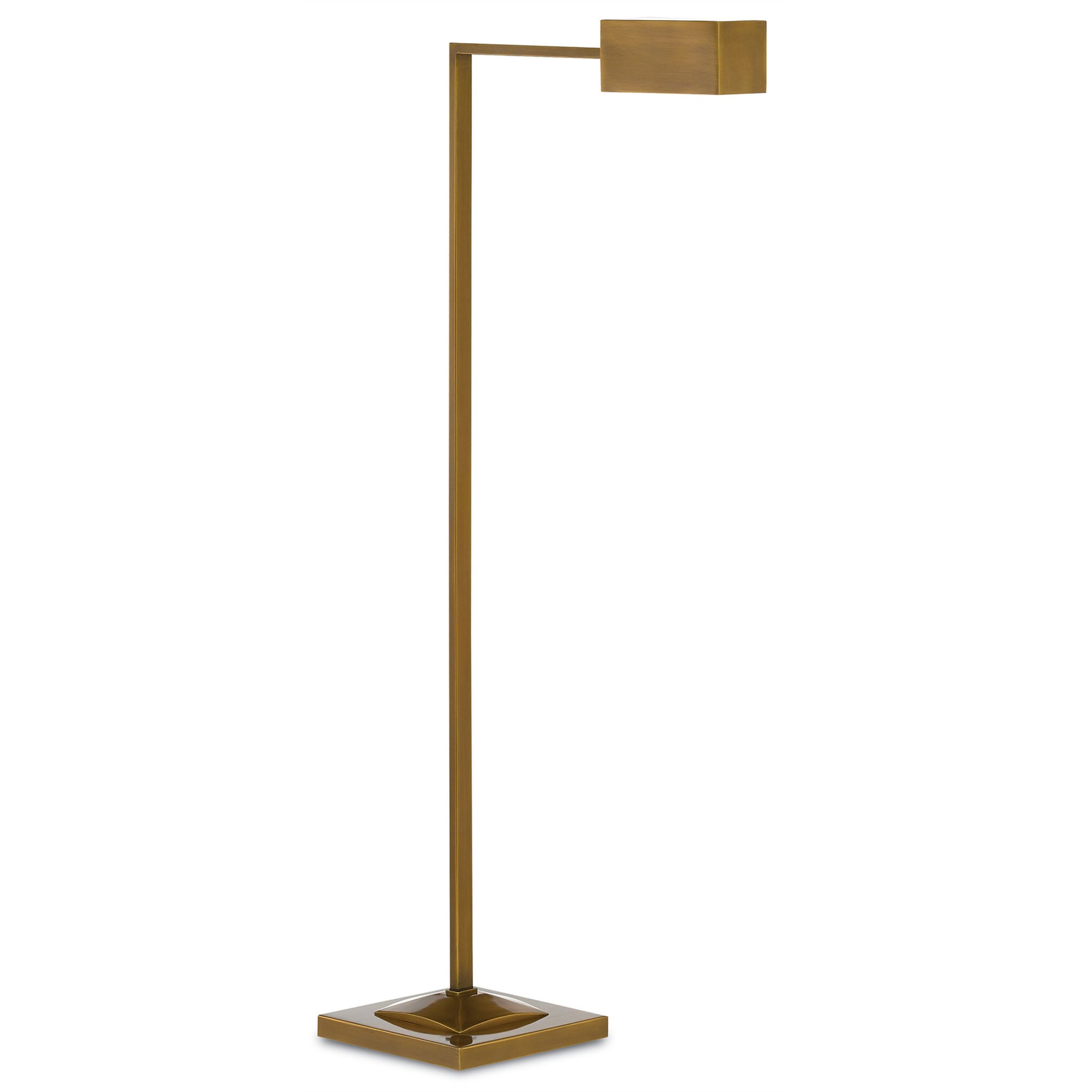 Ruxley Brass Floor Lamp - Polished Antique Brass