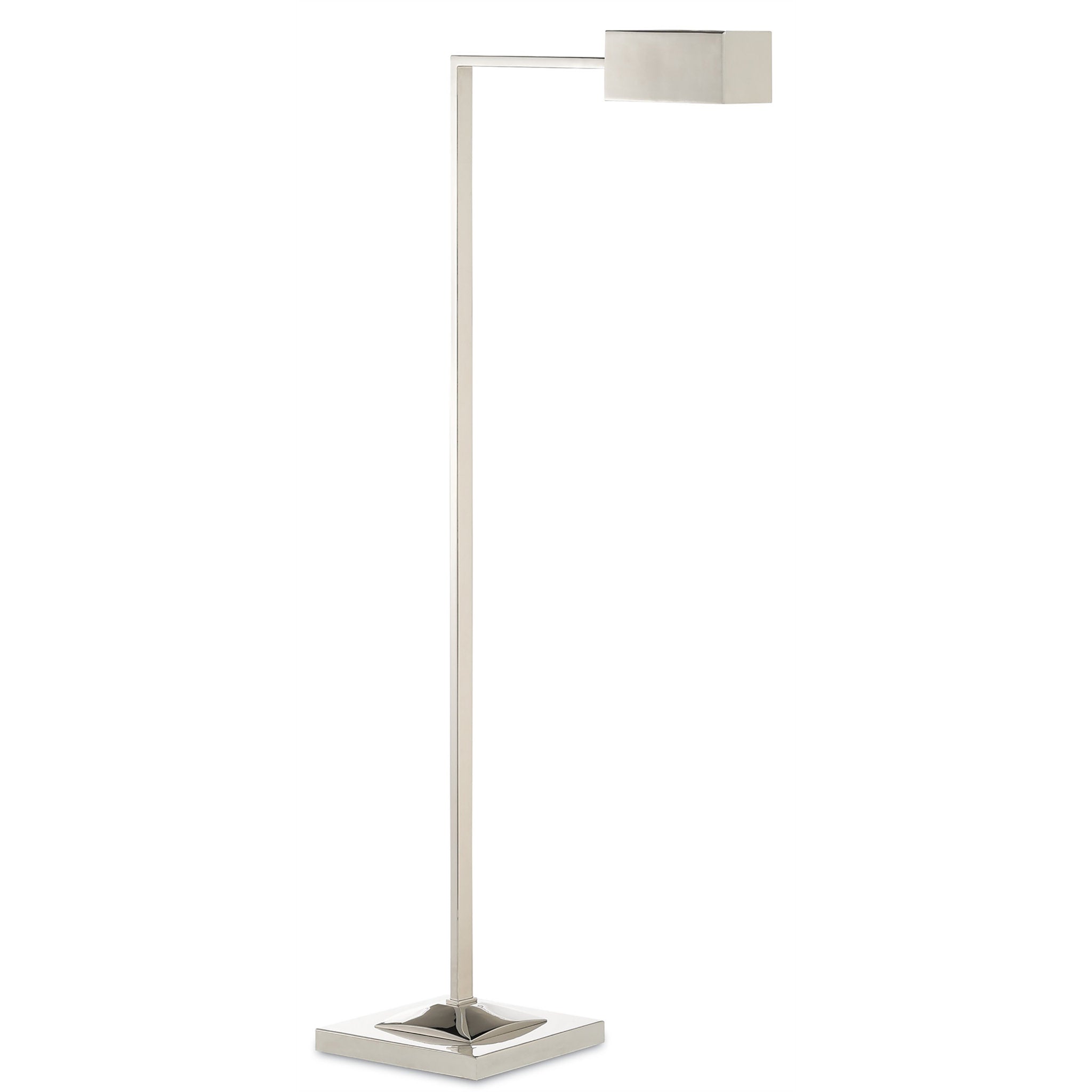 Ruxley Nickel Floor Lamp - Polished Nickel