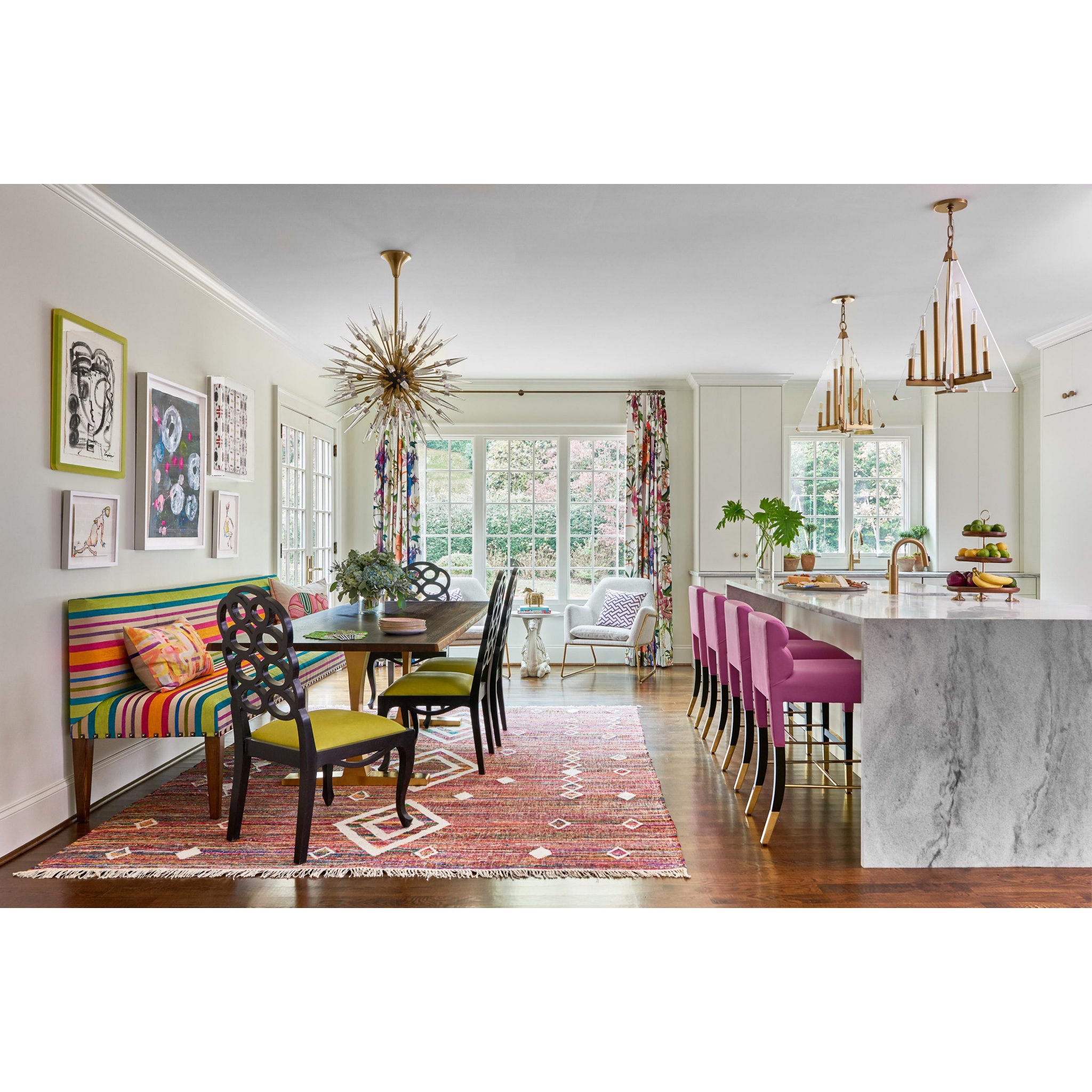 Sparta 12-Light Chandelier in Aged Brass 32L x 32W x 32H