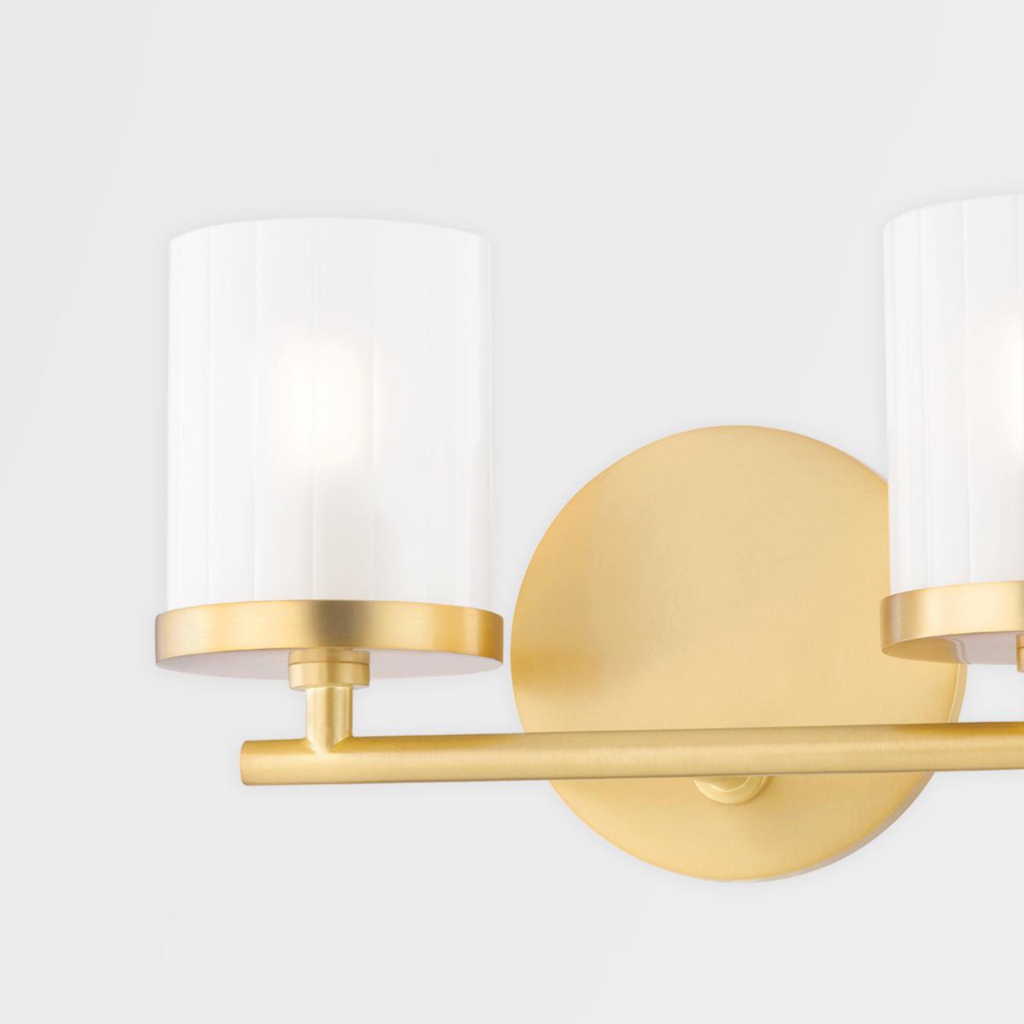 Ryan 3-Light Bath and Vanity in Aged Brass 17.5L x 17.5W x 6.25H