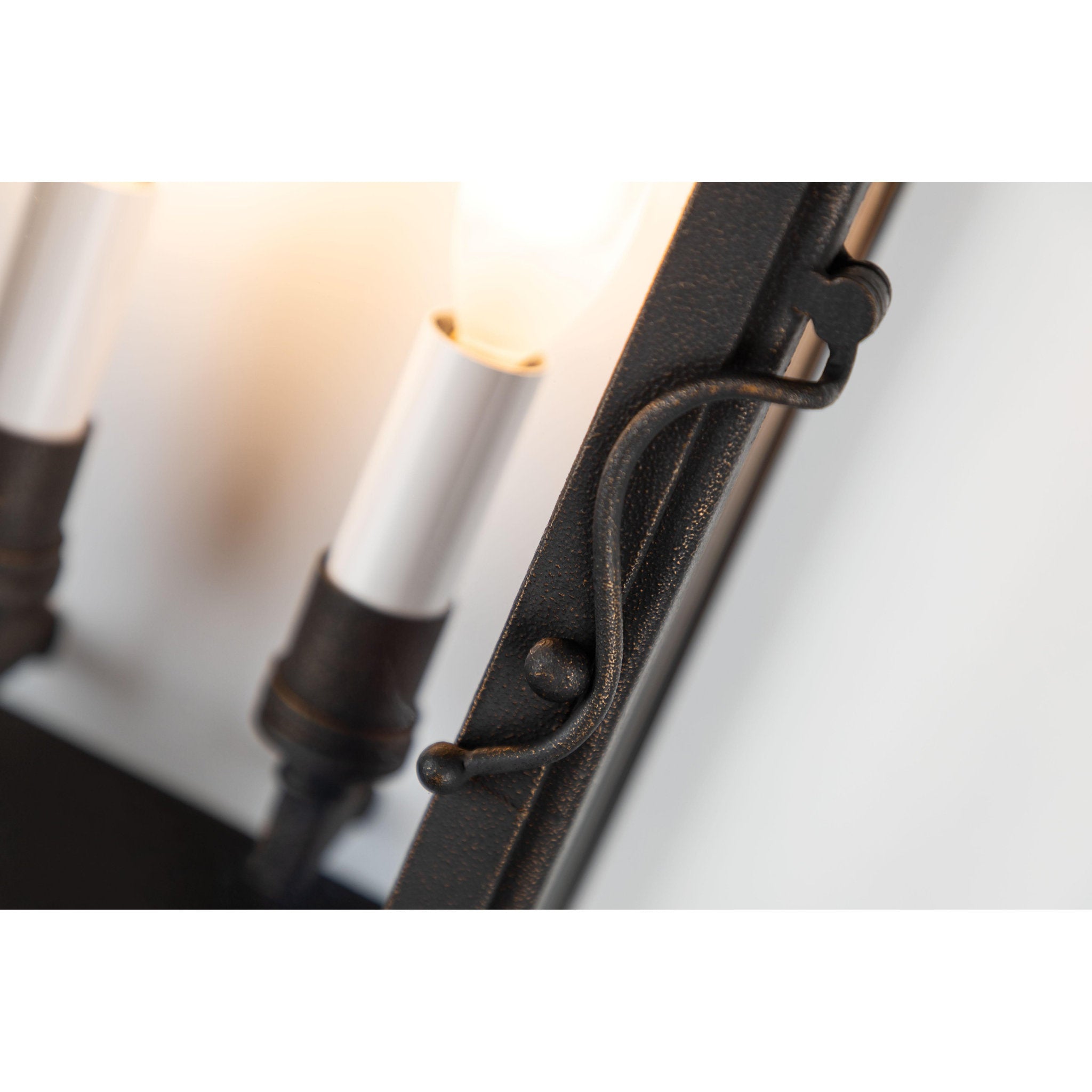 Vintage Wall Sconce 2-Light Outdoor LED in Vintage Bronze 9L x 9W x 20H