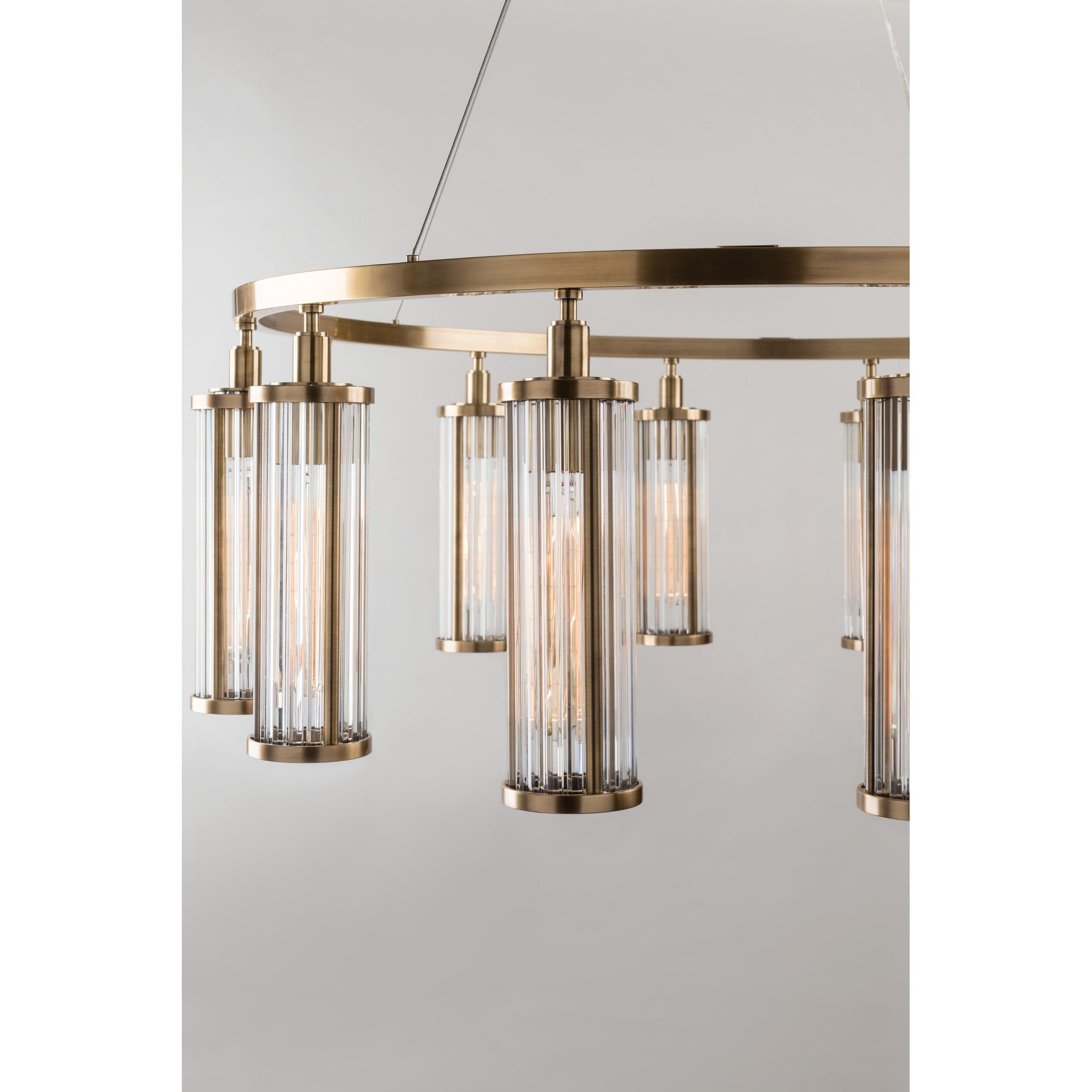 Marley 1-Light Wall Sconce in Aged Brass 4.5L x 4.5W x 14.25H