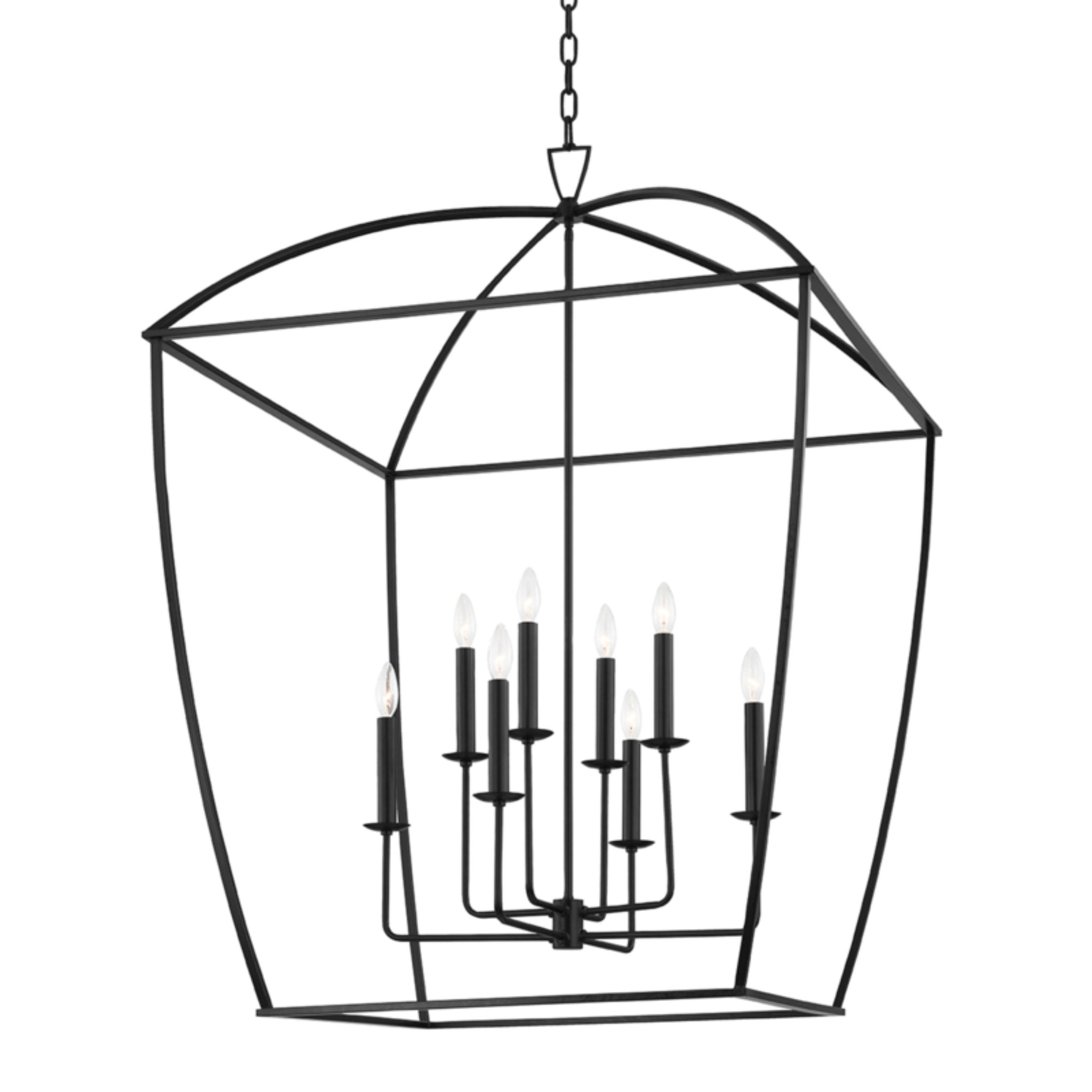 Bryant 8-Light Lantern in Aged Iron 34L x 34W x 44.25H