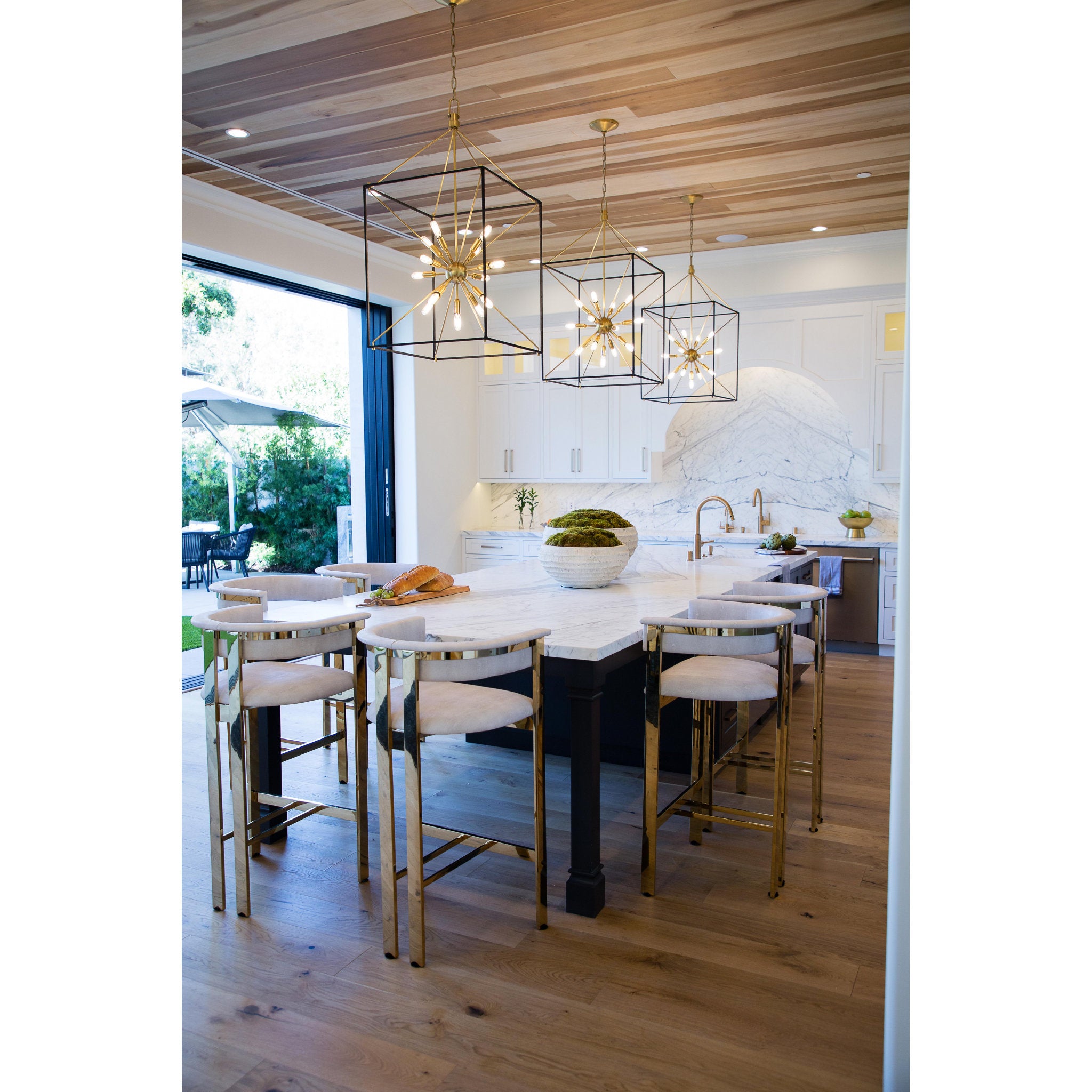 Glendale 13-Light Lantern in Aged Brass/Black 20.25L x 20.25W x 38.25H