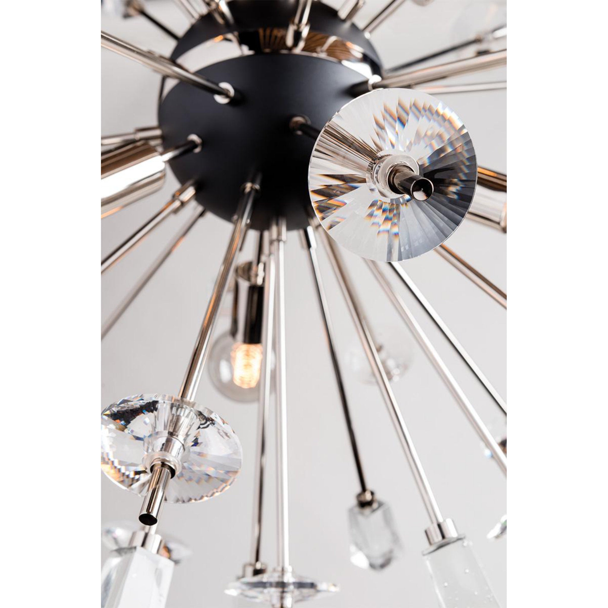 Liberty 12-Light Chandelier in Aged Brass 46L x 46W x 46H