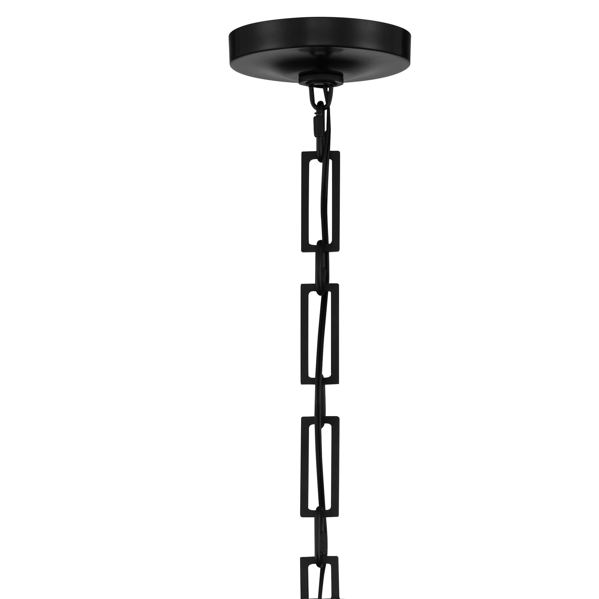 Brian Patrick Flynn Alston 10'' Matte Black + Antique Gold Pendant Black 10"W x 14"H x 10"D