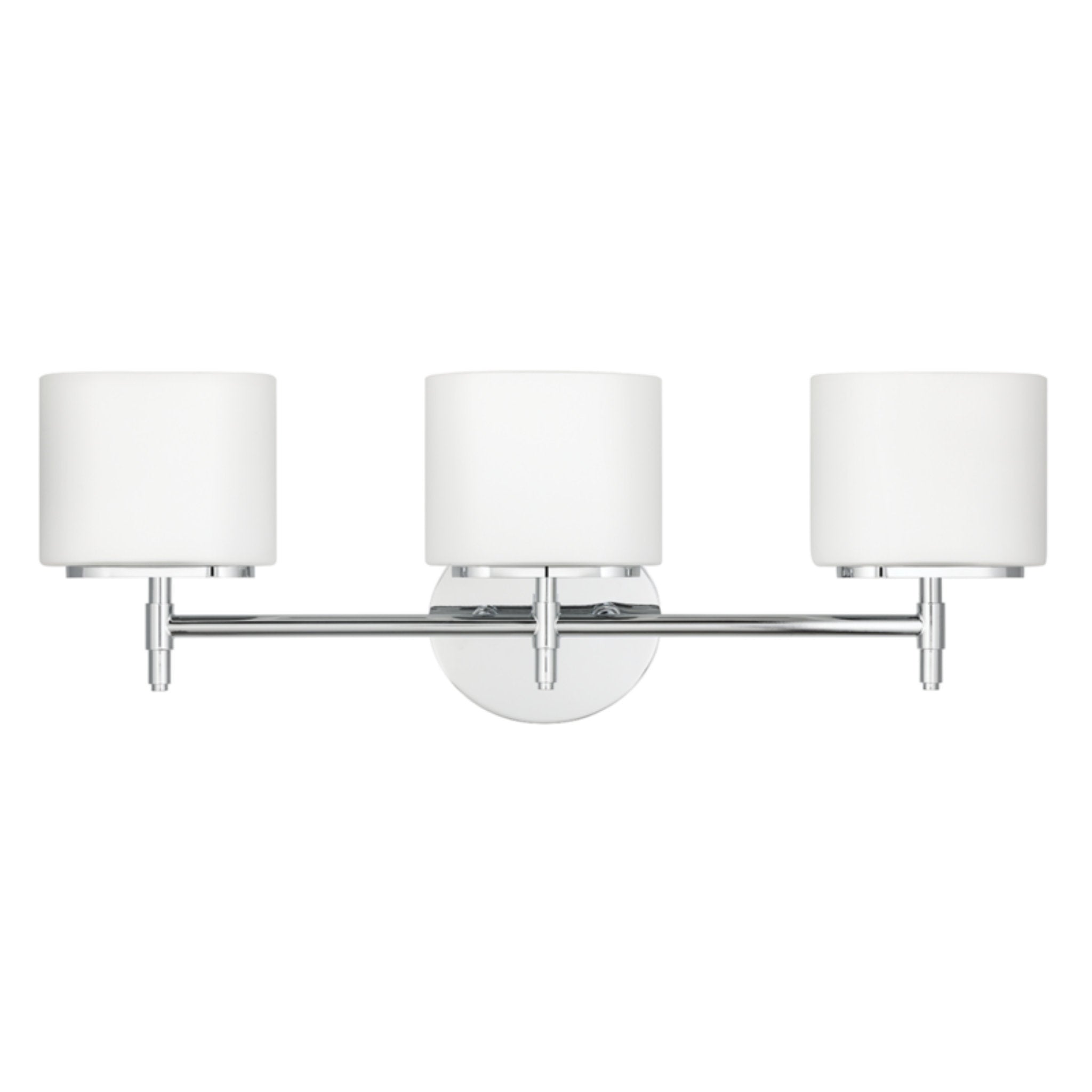 Trinity 3-Light Bath and Vanity in Polished Chrome 22.25L x 22.25W x 8H