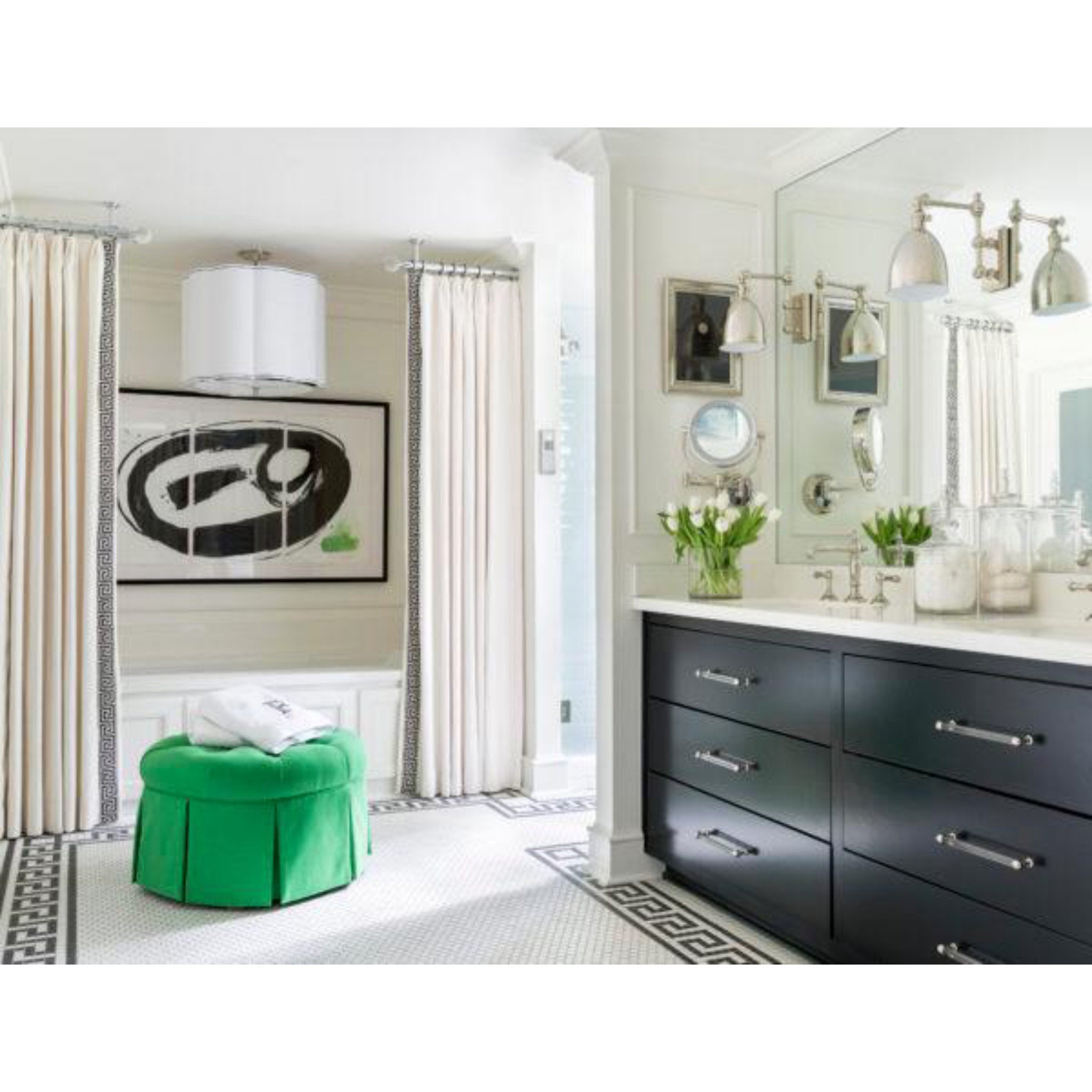 Sweeny 3-Light Pendant in Polished Nickel 15L x 15W x 14.75H