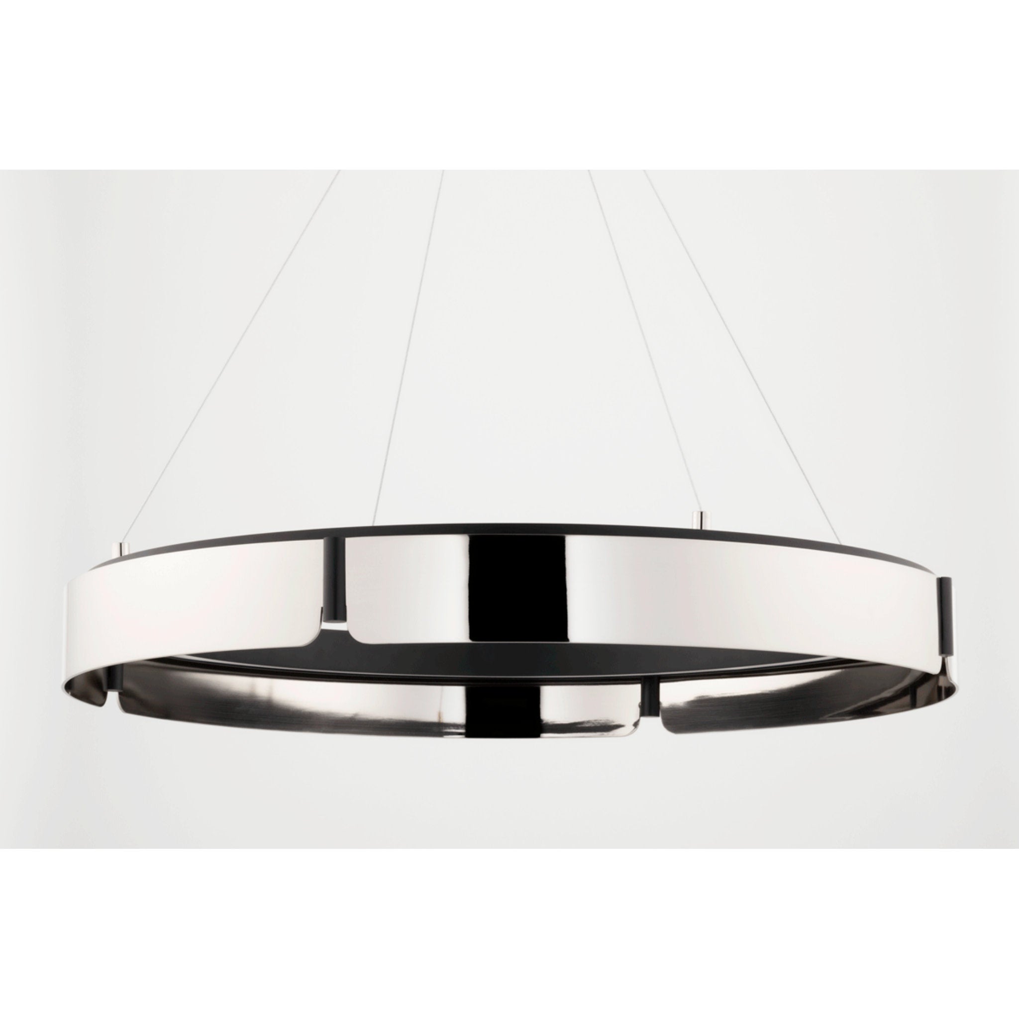 Tribeca 0-Light Chandelier in Burnished Nickel 32.75W x 5H